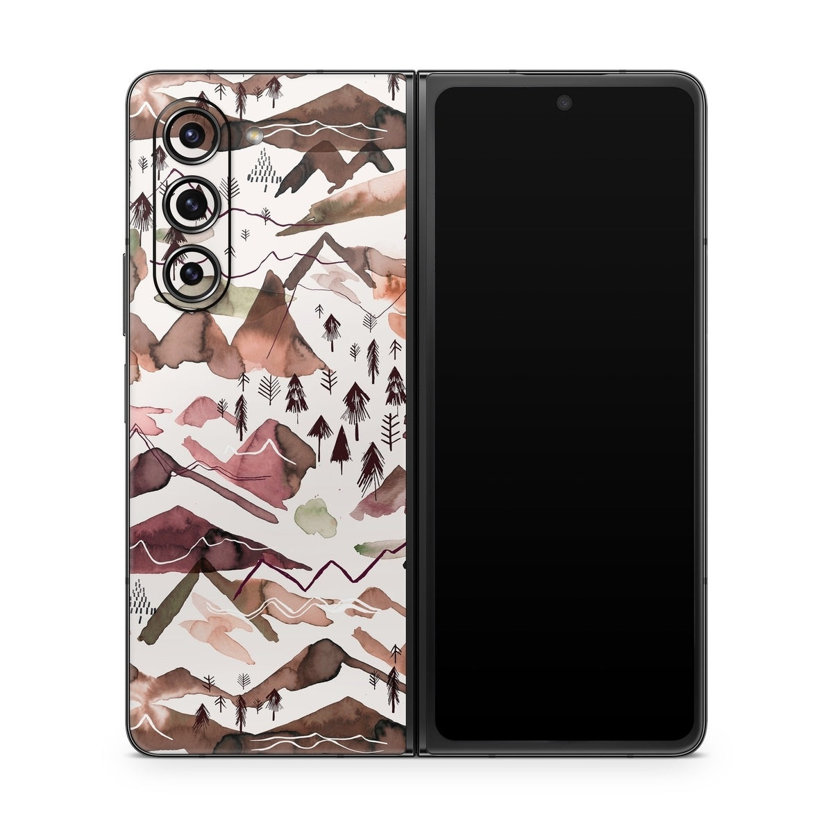 Red Mountains - Samsung Galaxy Z Fold5 Skin