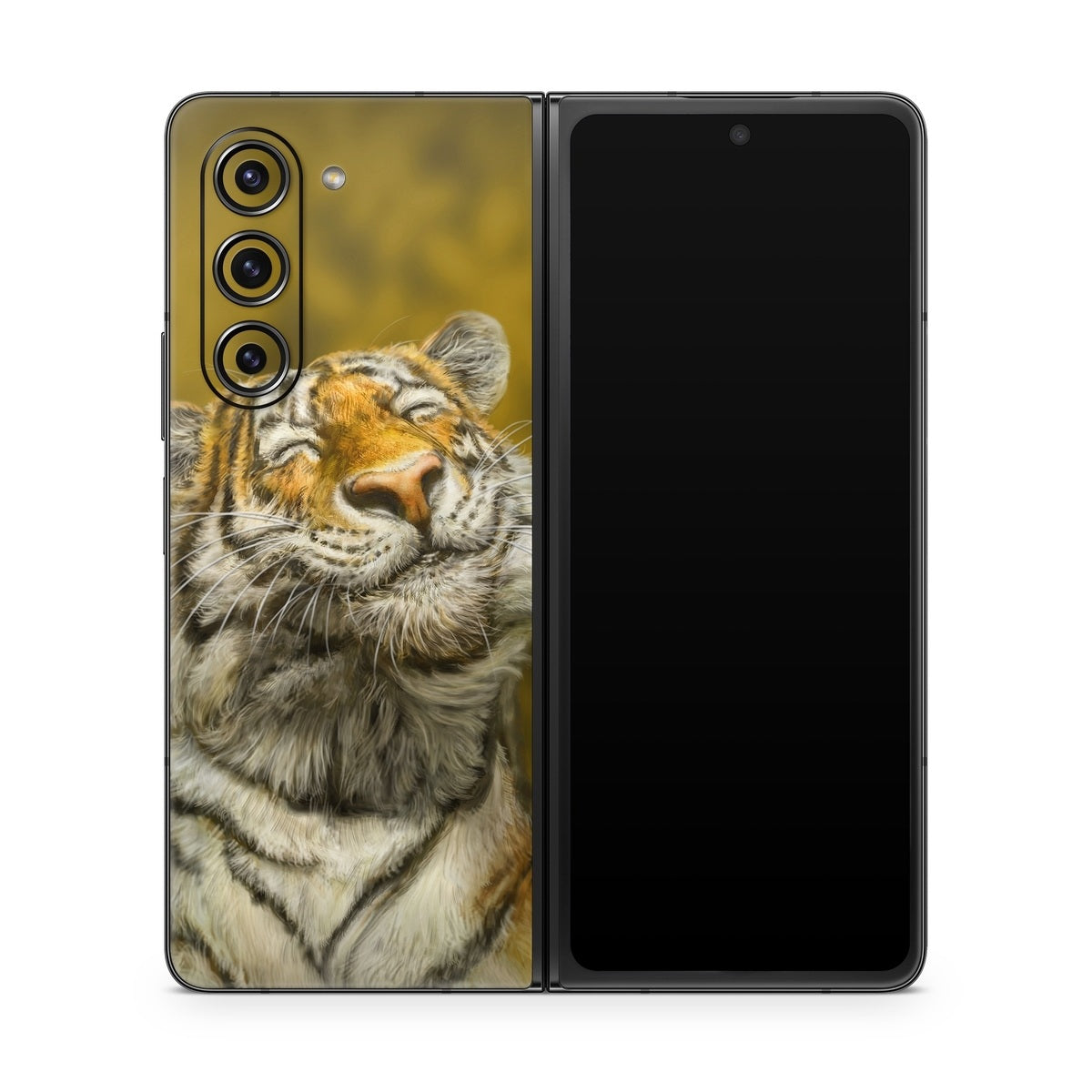 Smiling Tiger - Samsung Galaxy Z Fold5 Skin