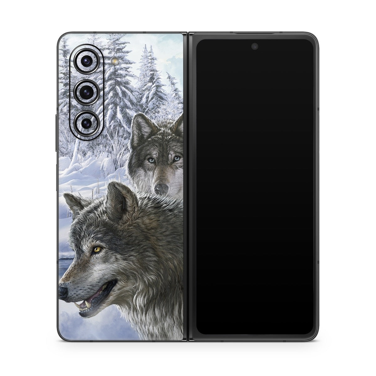 Snow Wolves - Samsung Galaxy Z Fold5 Skin