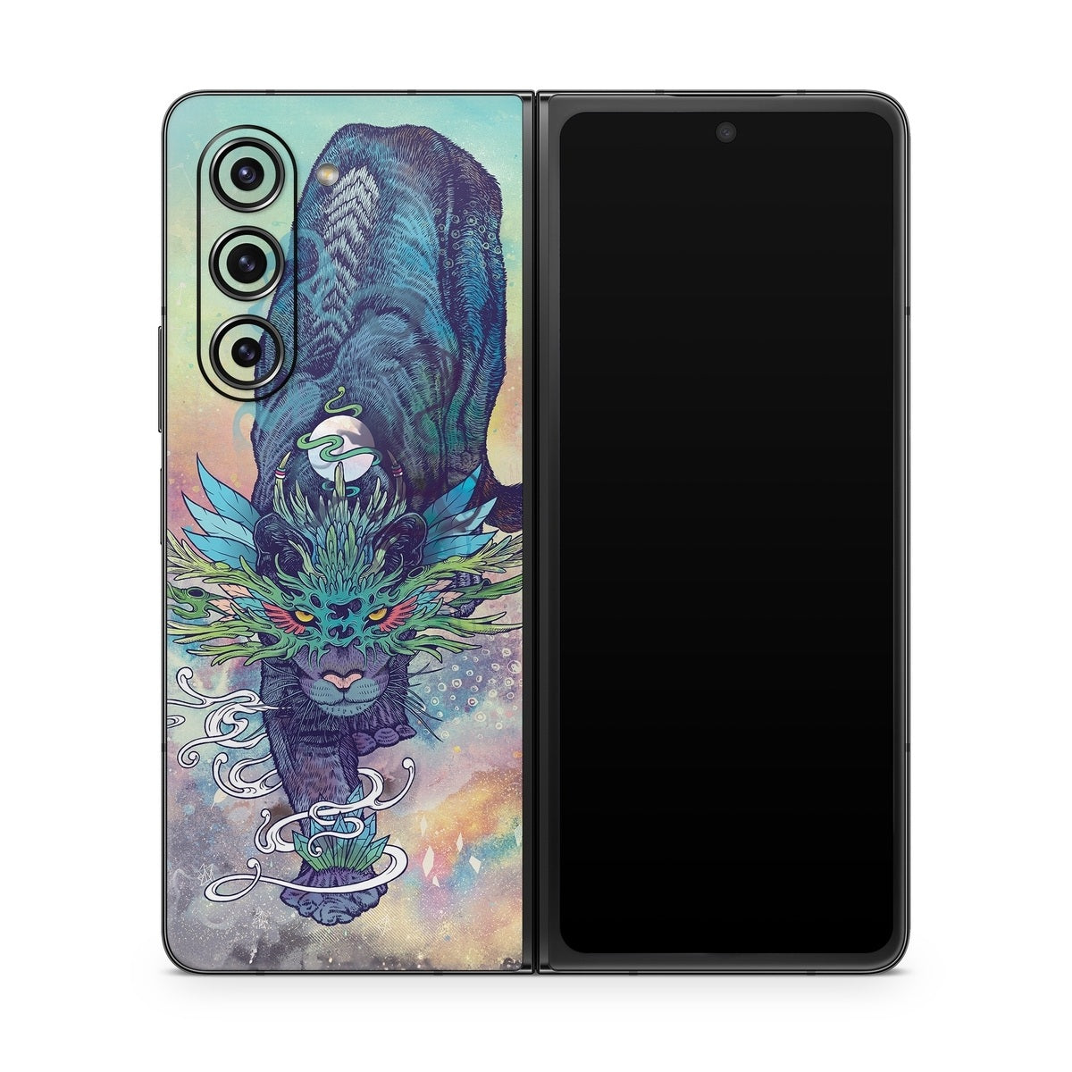 Spectral Cat - Samsung Galaxy Z Fold5 Skin