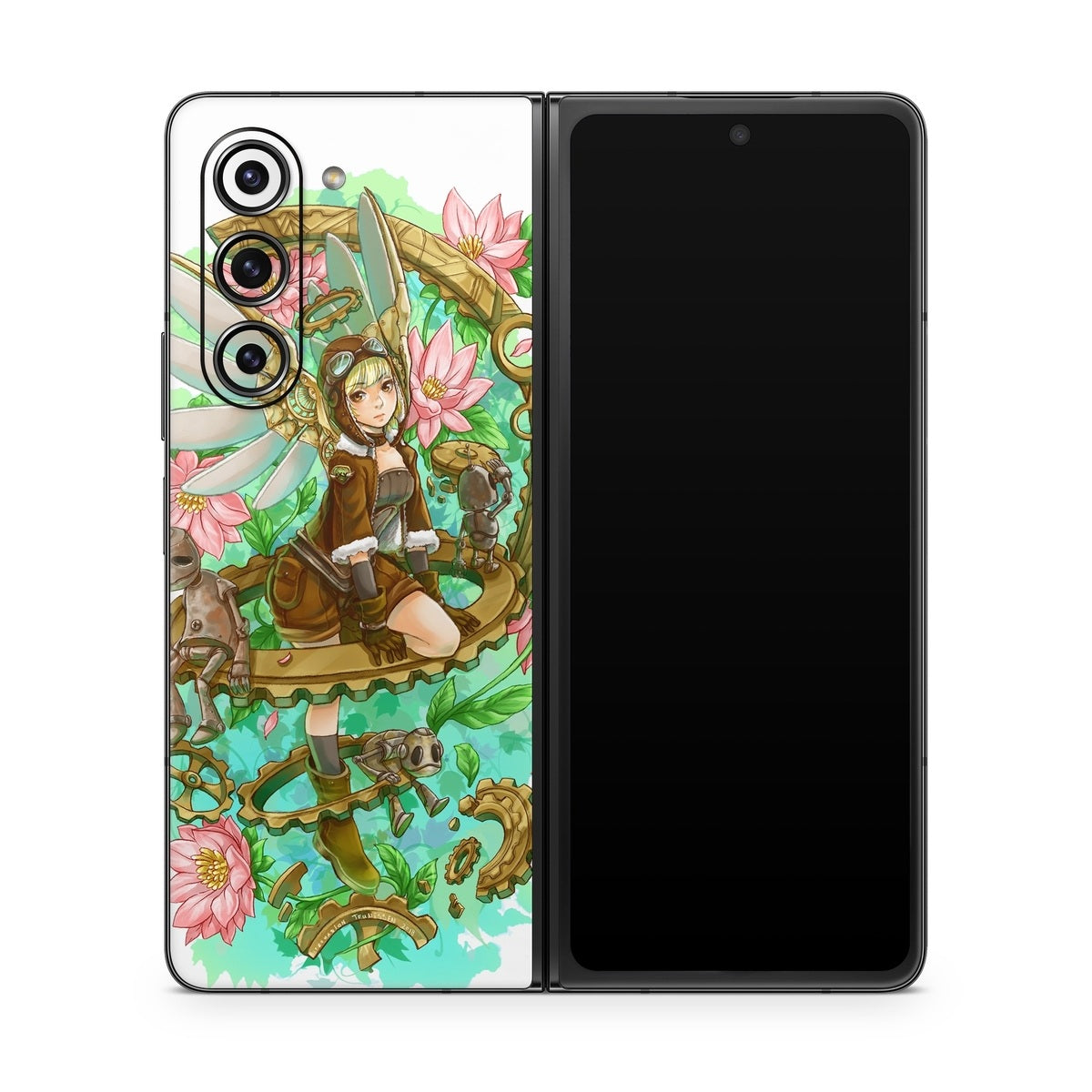 Steampunk Angel - Samsung Galaxy Z Fold5 Skin