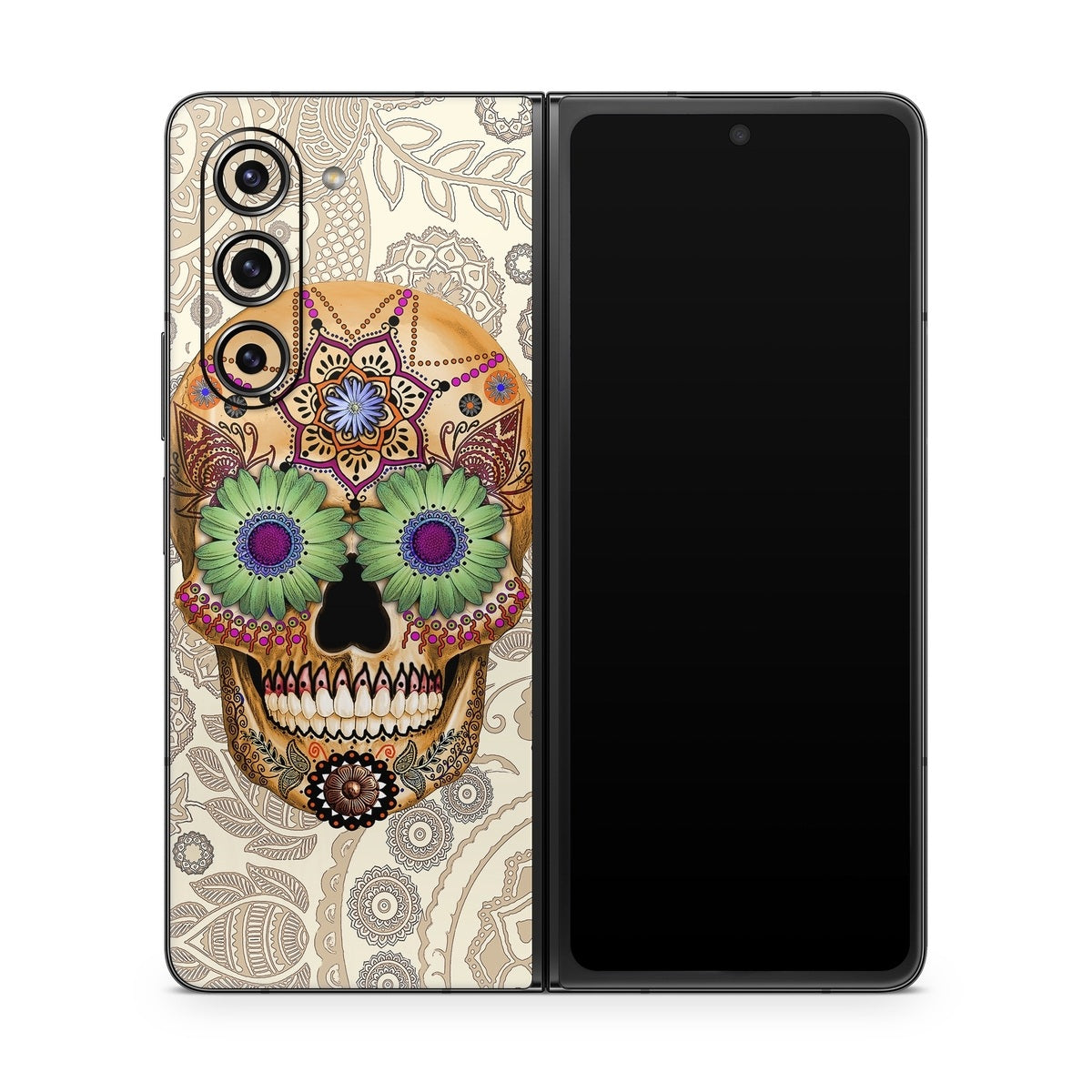 Sugar Skull Bone - Samsung Galaxy Z Fold5 Skin