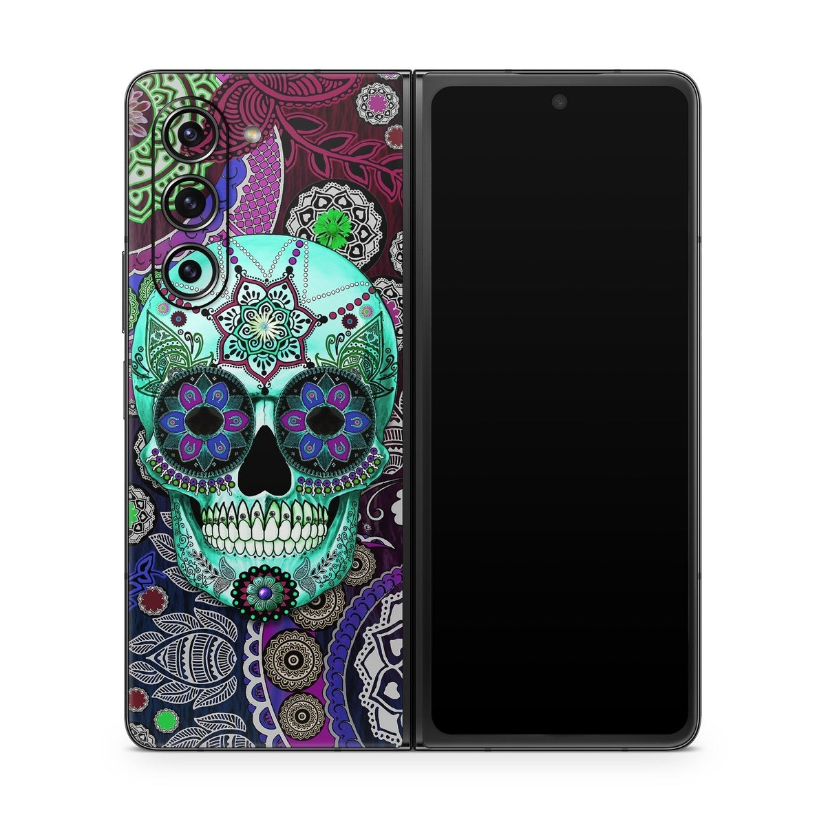 Sugar Skull Sombrero - Samsung Galaxy Z Fold5 Skin