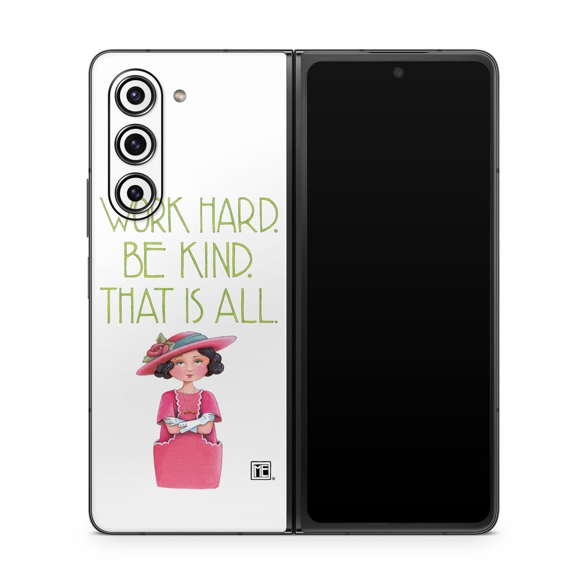 Work Hard - Samsung Galaxy Z Fold5 Skin