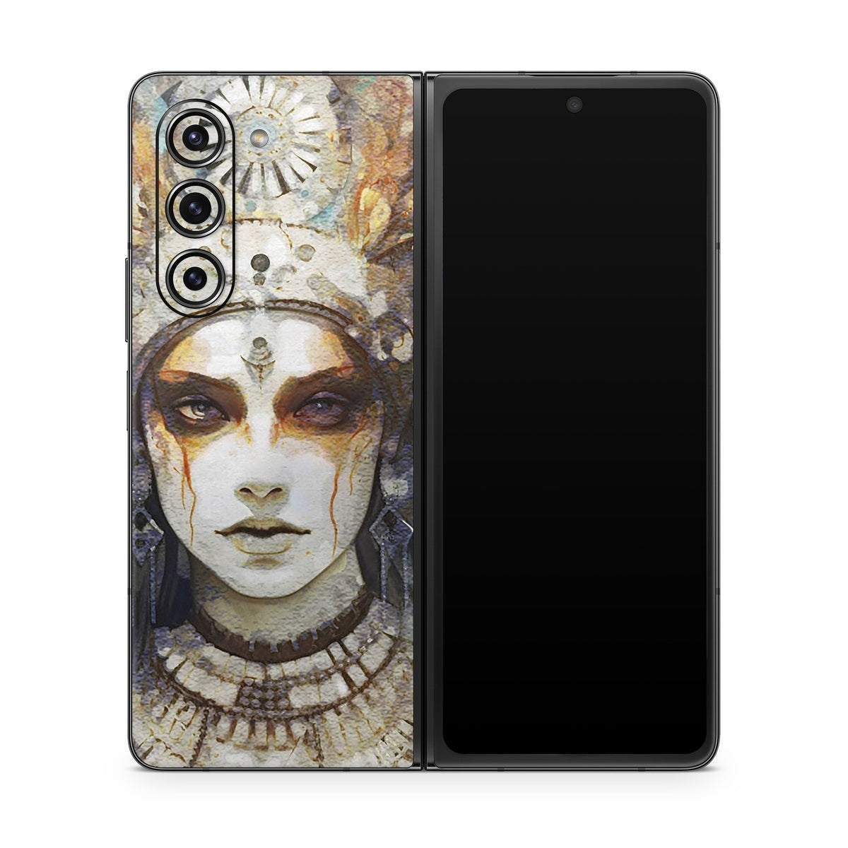 Tribal Priestess - Samsung Galaxy Z Fold5 Skin