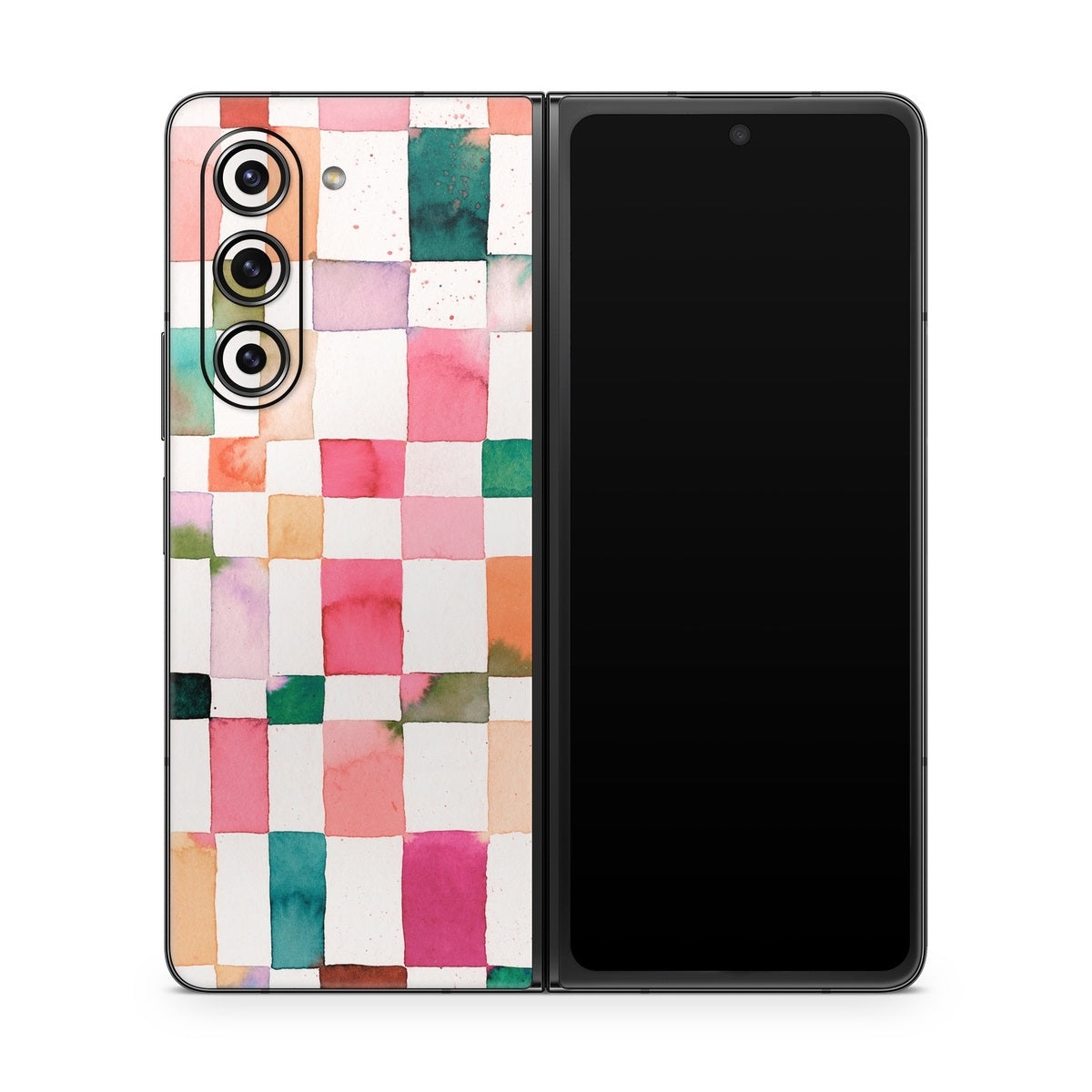 Watercolor Squares - Samsung Galaxy Z Fold5 Skin