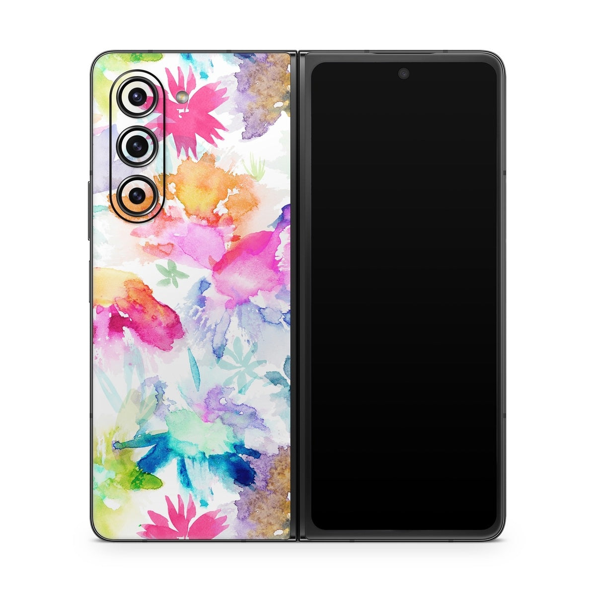 Watercolor Spring Memories - Samsung Galaxy Z Fold5 Skin