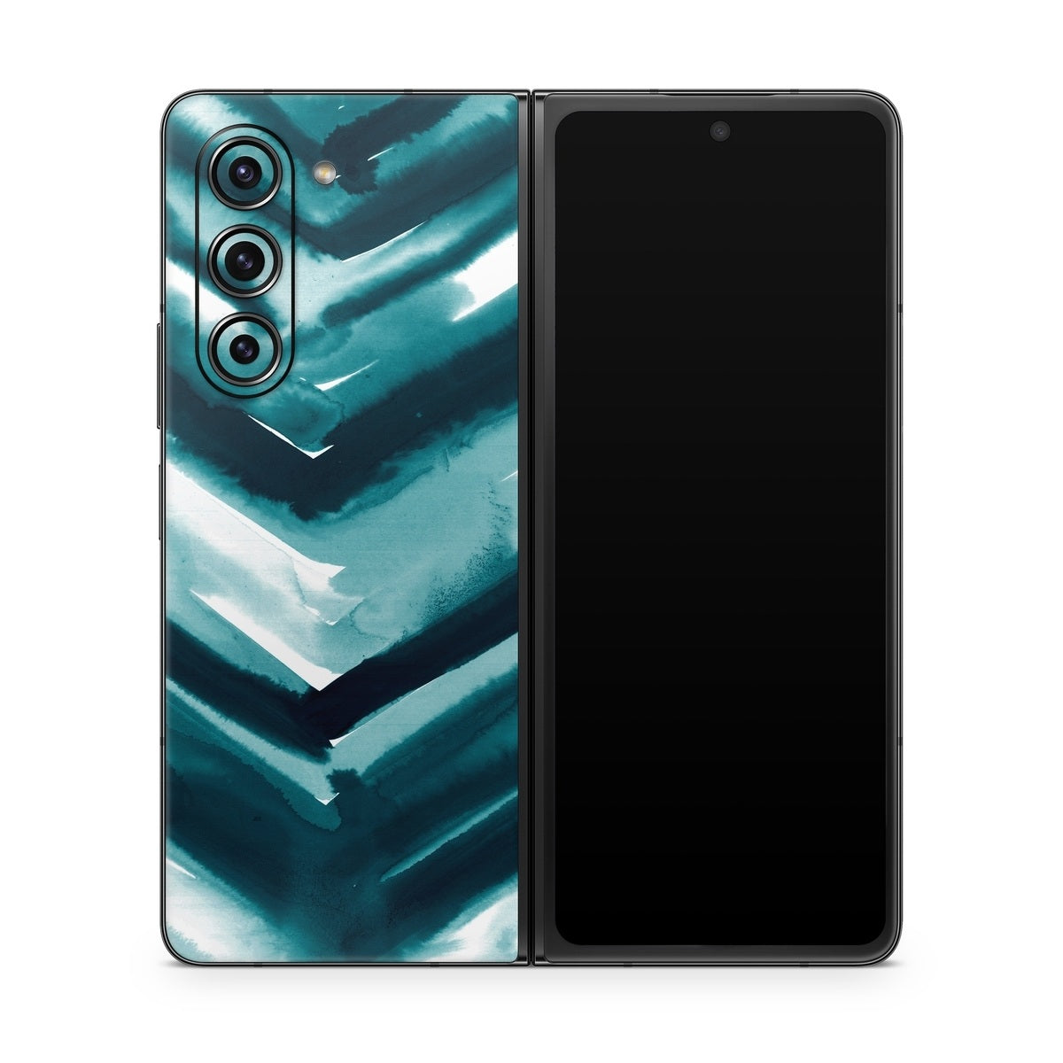 Watercolor Chevron - Samsung Galaxy Z Fold5 Skin