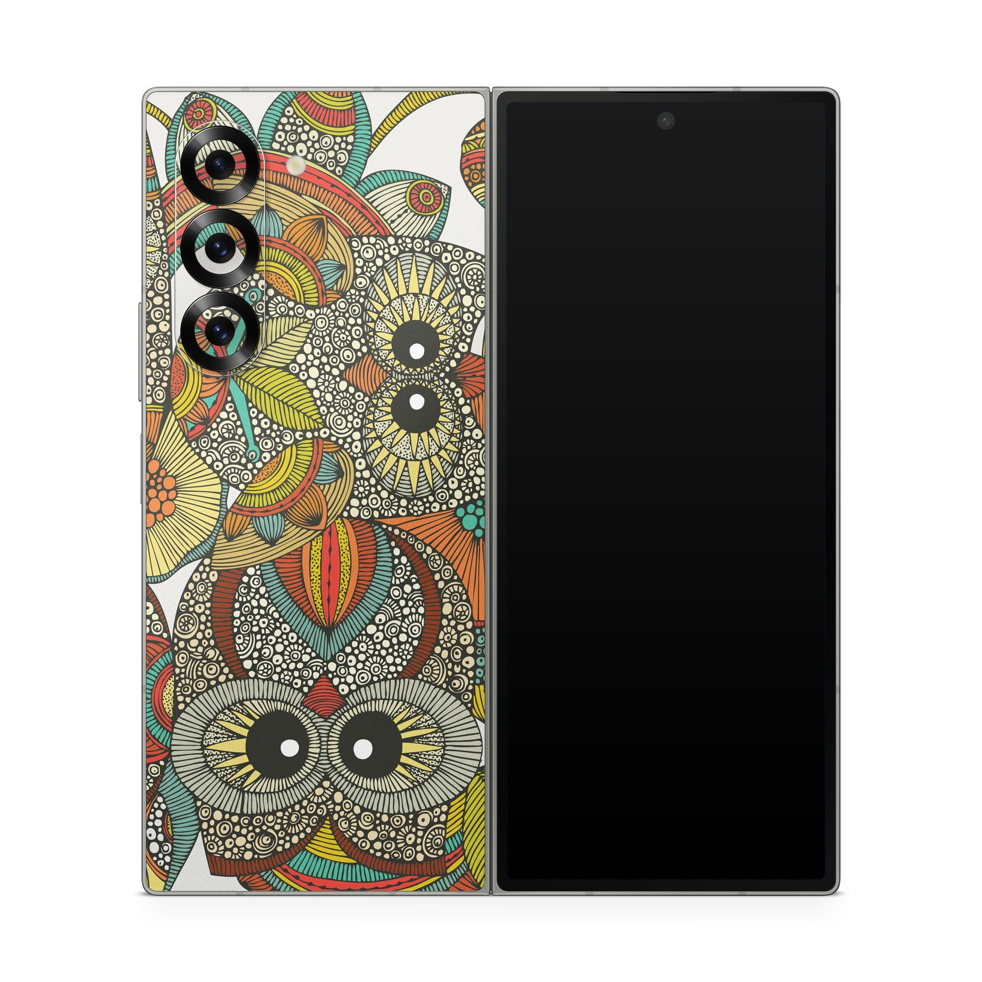 4 owls - Samsung Galaxy Z Fold6 Skin