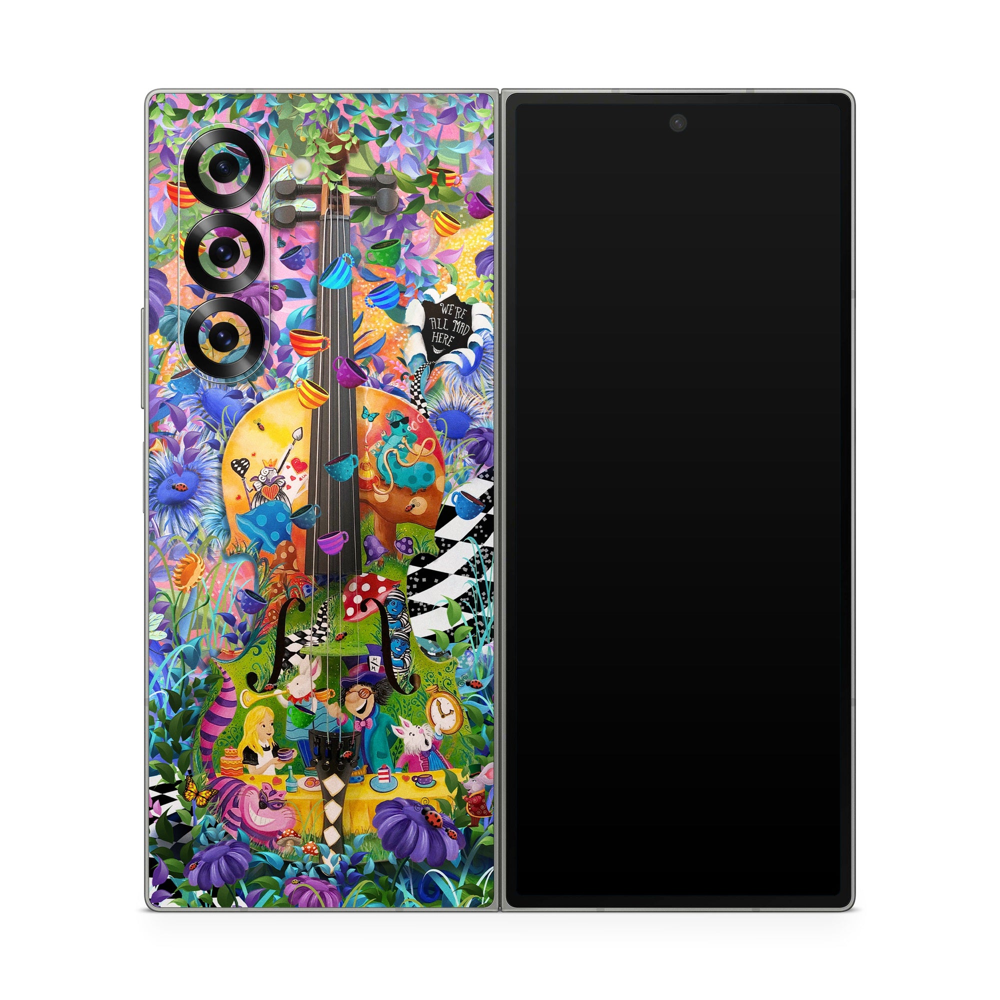 Alice's Wonderland Tea Party - Samsung Galaxy Z Fold6 Skin