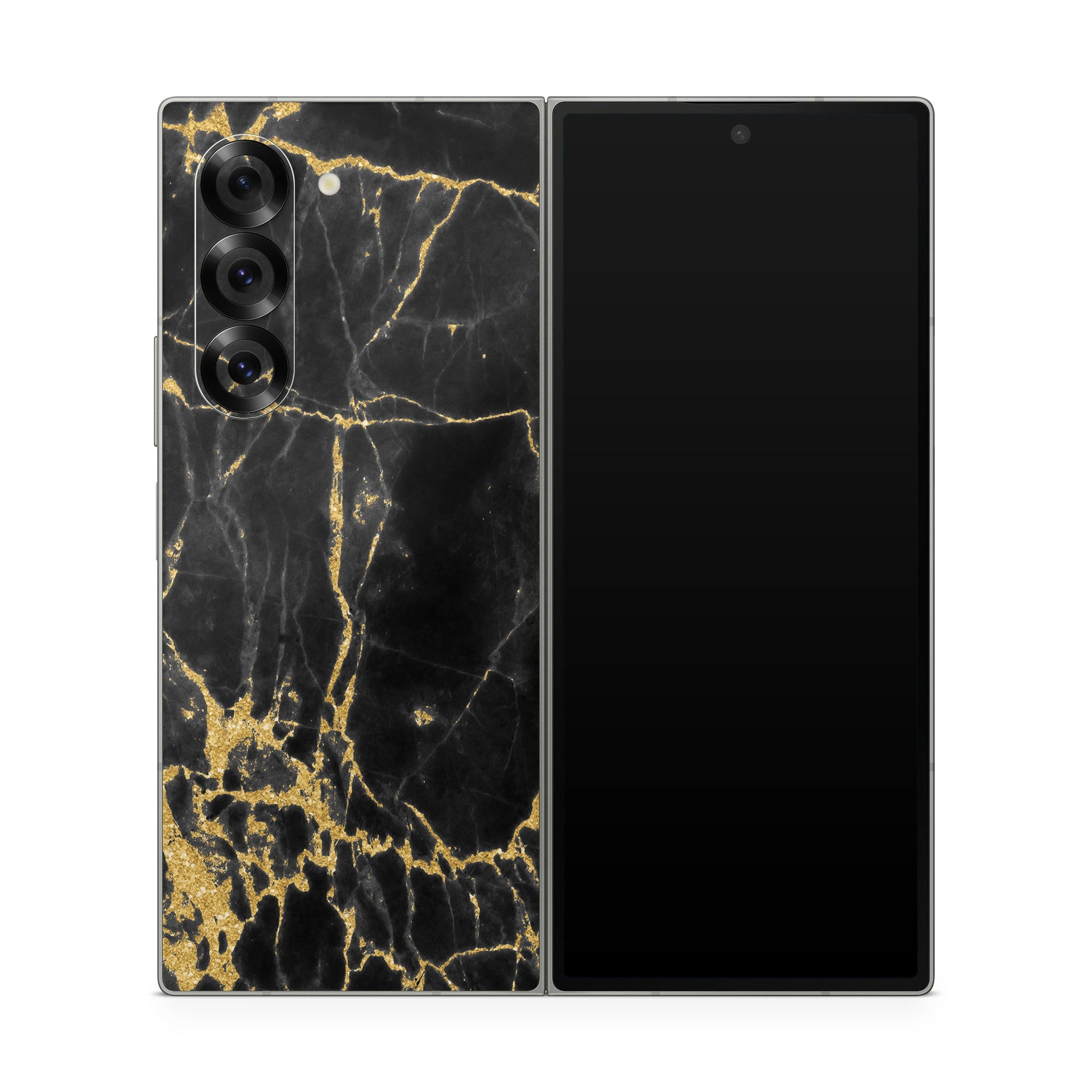 Black Gold Marble - Samsung Galaxy Z Fold6 Skin