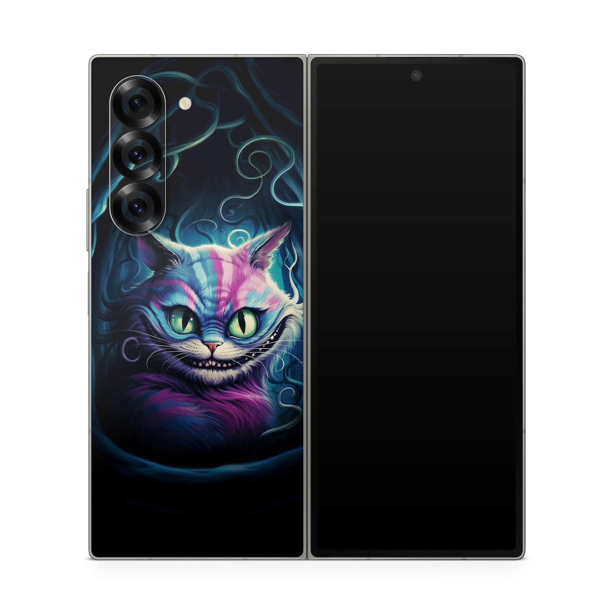 Blue Cheshire Cat - Samsung Galaxy Z Fold6 Skin