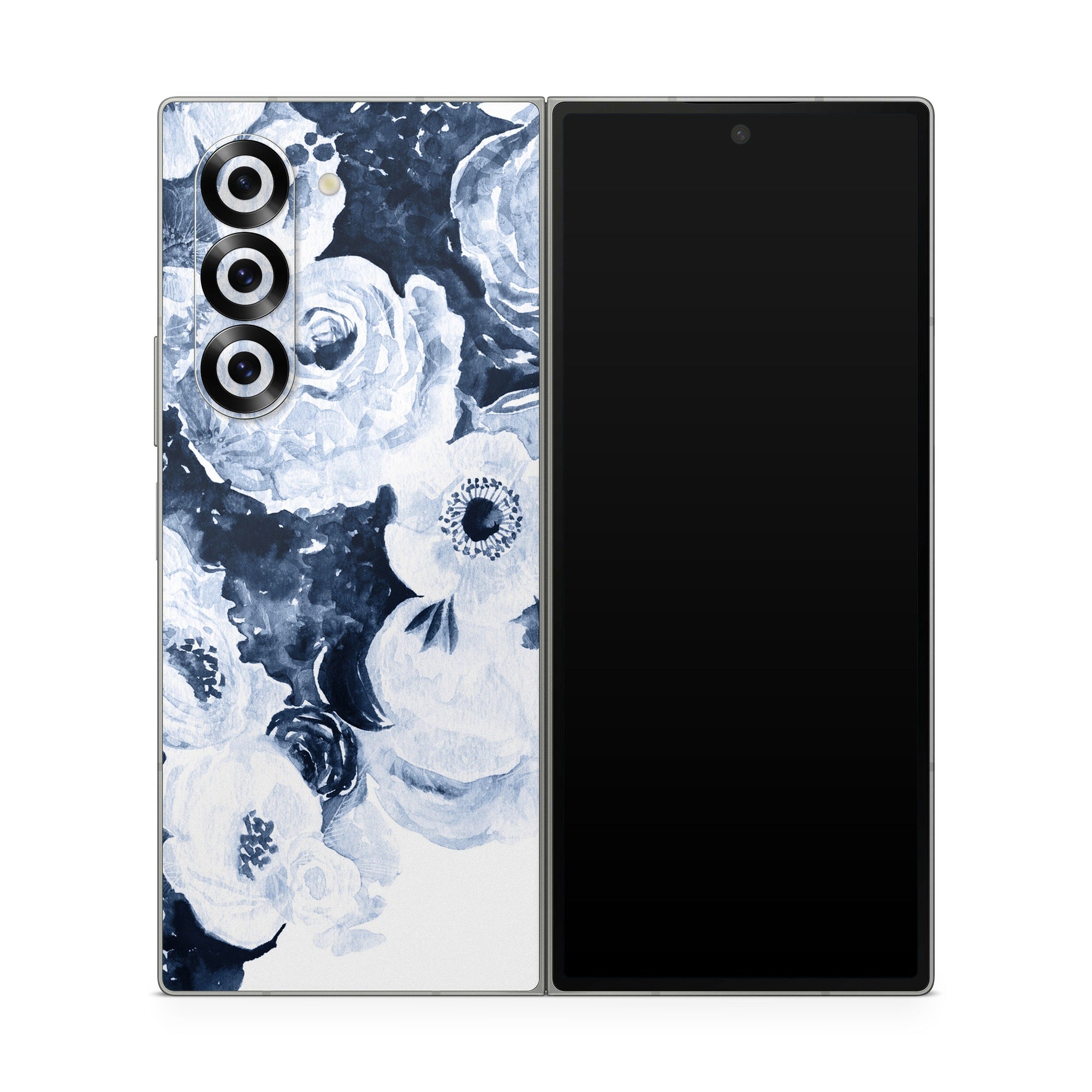 Blue Blooms - Samsung Galaxy Z Fold6 Skin