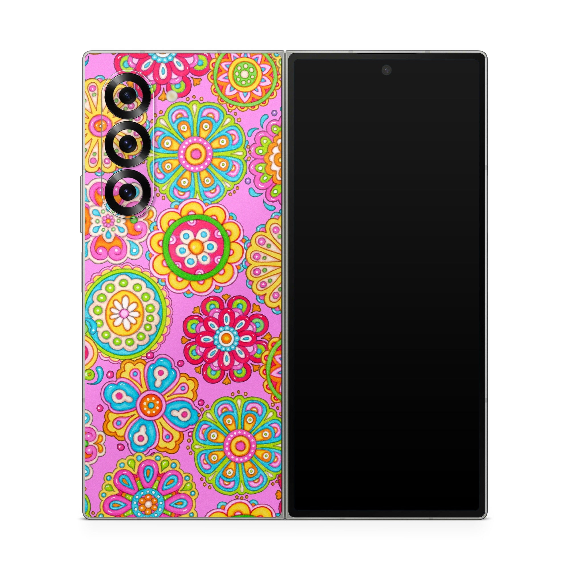 Bright Flowers - Samsung Galaxy Z Fold6 Skin