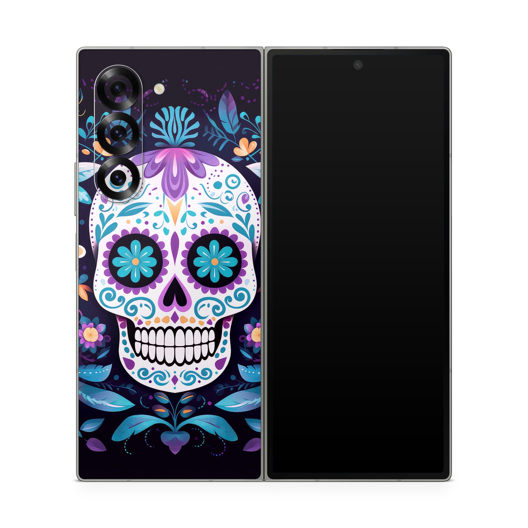 Calavera Azul - Samsung Galaxy Z Fold6 Skin