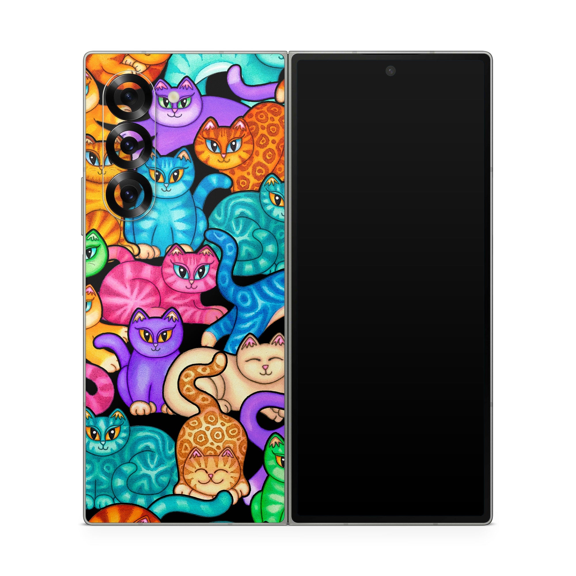 Colorful Kittens - Samsung Galaxy Z Fold6 Skin