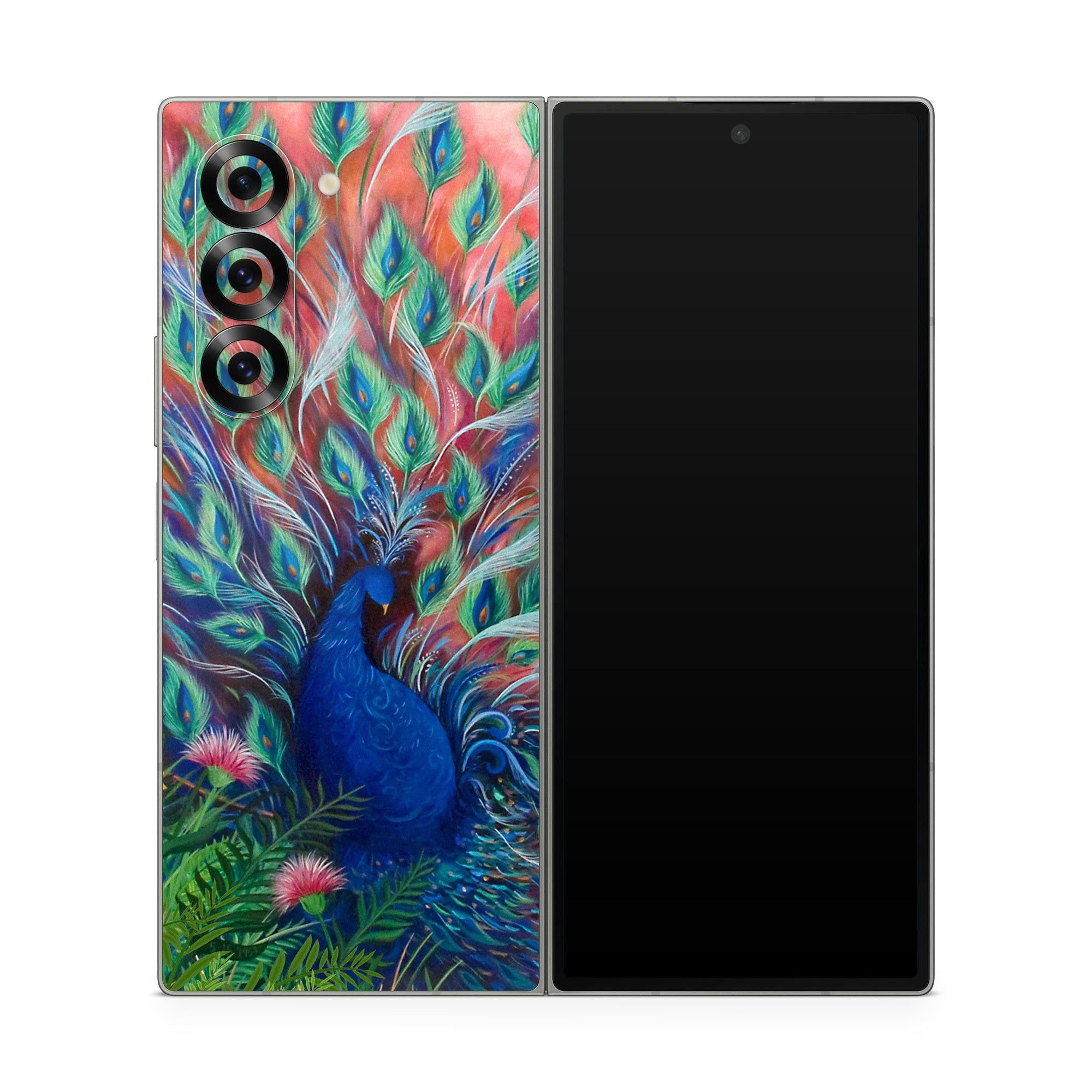 Coral Peacock - Samsung Galaxy Z Fold6 Skin