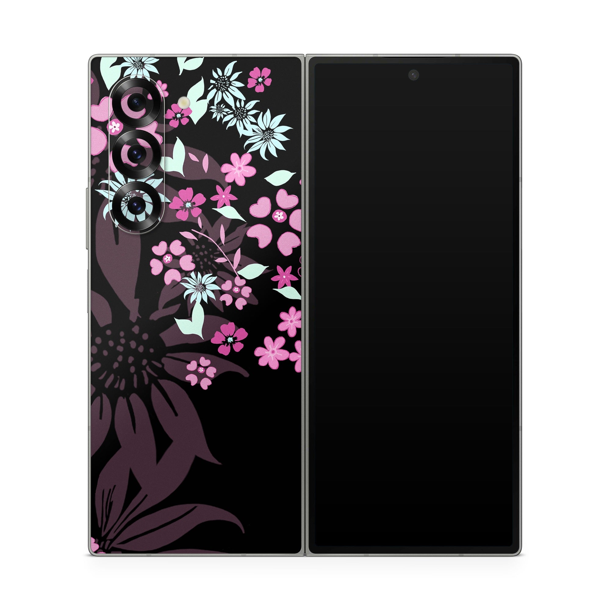 Dark Flowers - Samsung Galaxy Z Fold6 Skin