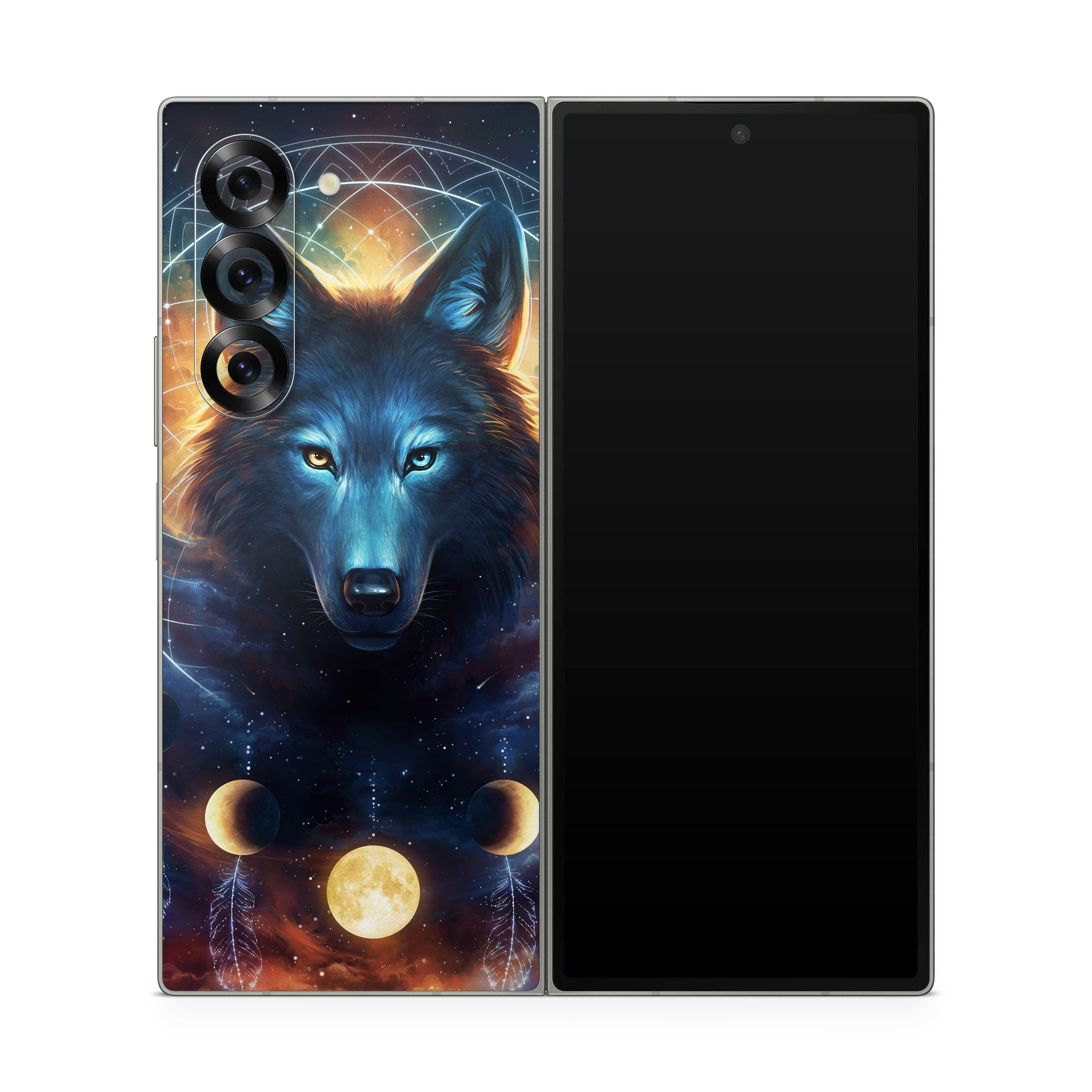 Dreamcatcher Wolf - Samsung Galaxy Z Fold6 Skin