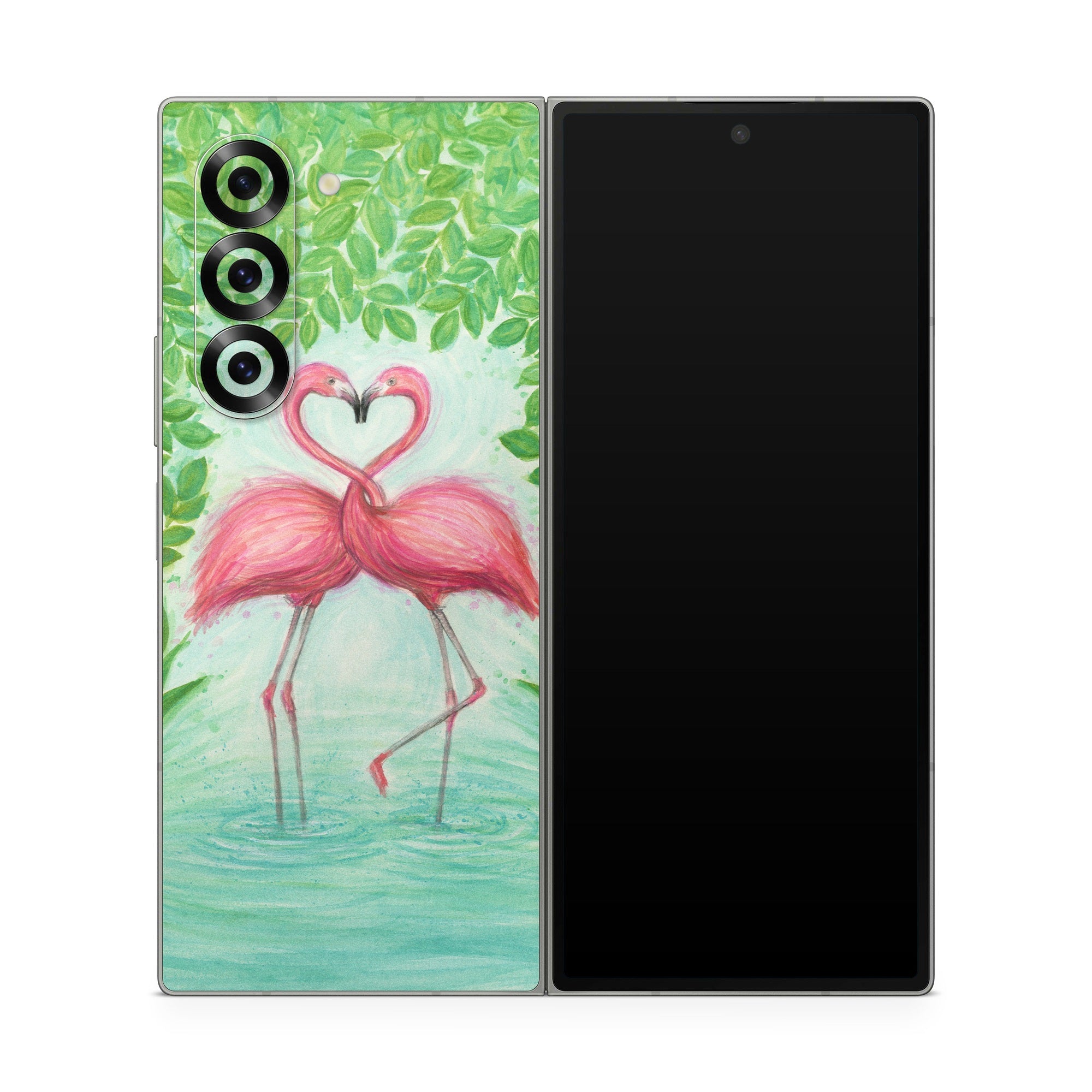 Flamingo Love - Samsung Galaxy Z Fold6 Skin