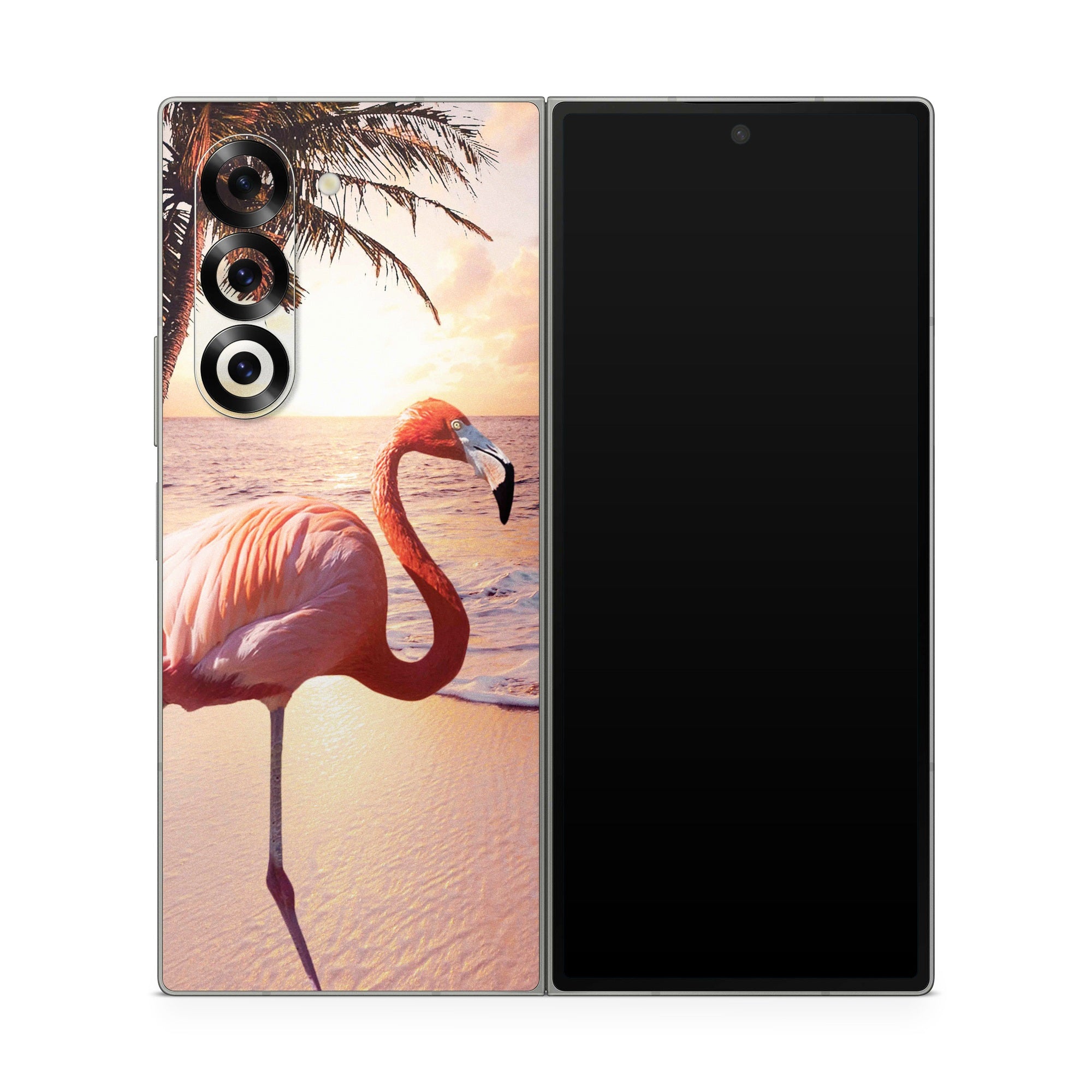 Flamingo Palm - Samsung Galaxy Z Fold6 Skin