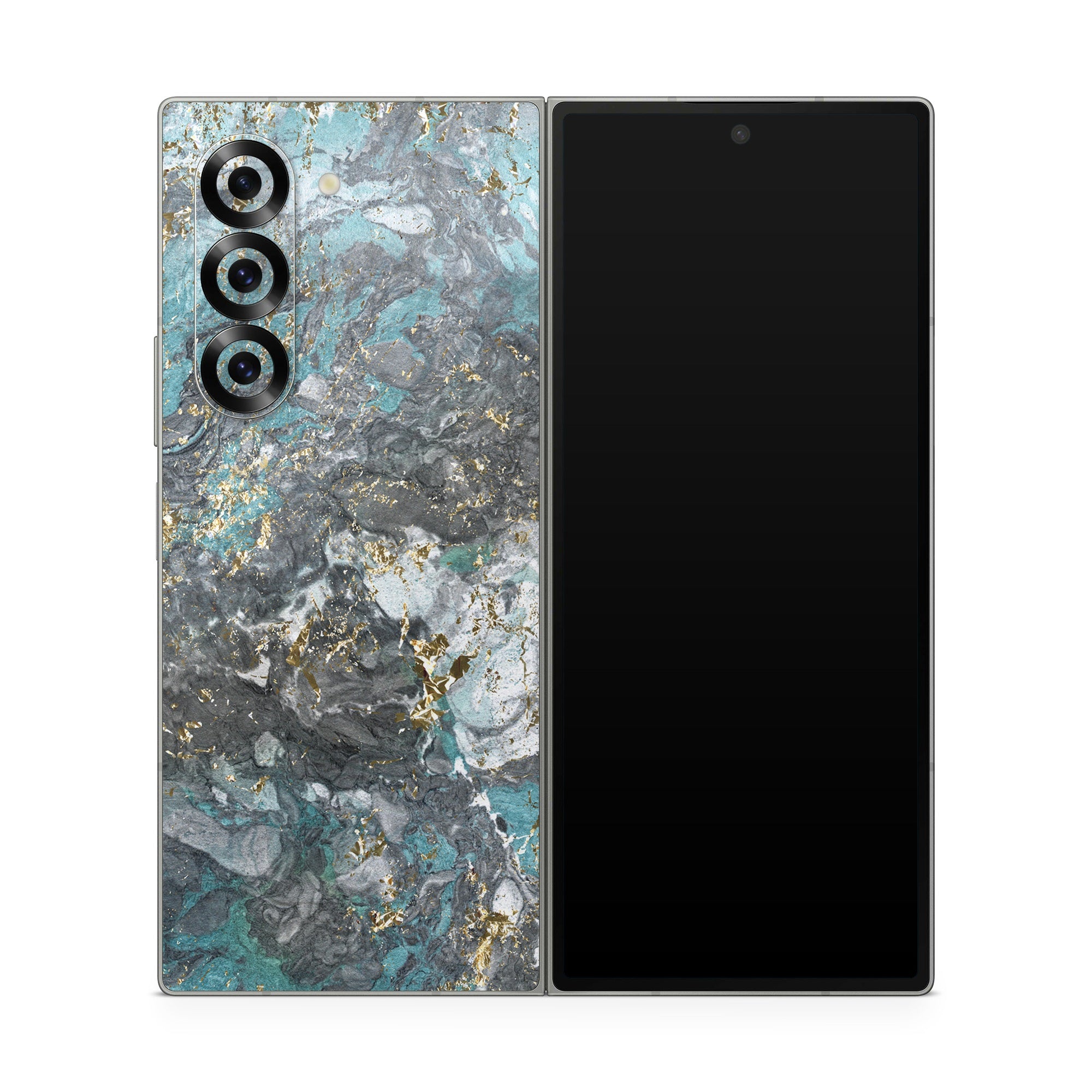 Gilded Glacier Marble - Samsung Galaxy Z Fold6 Skin