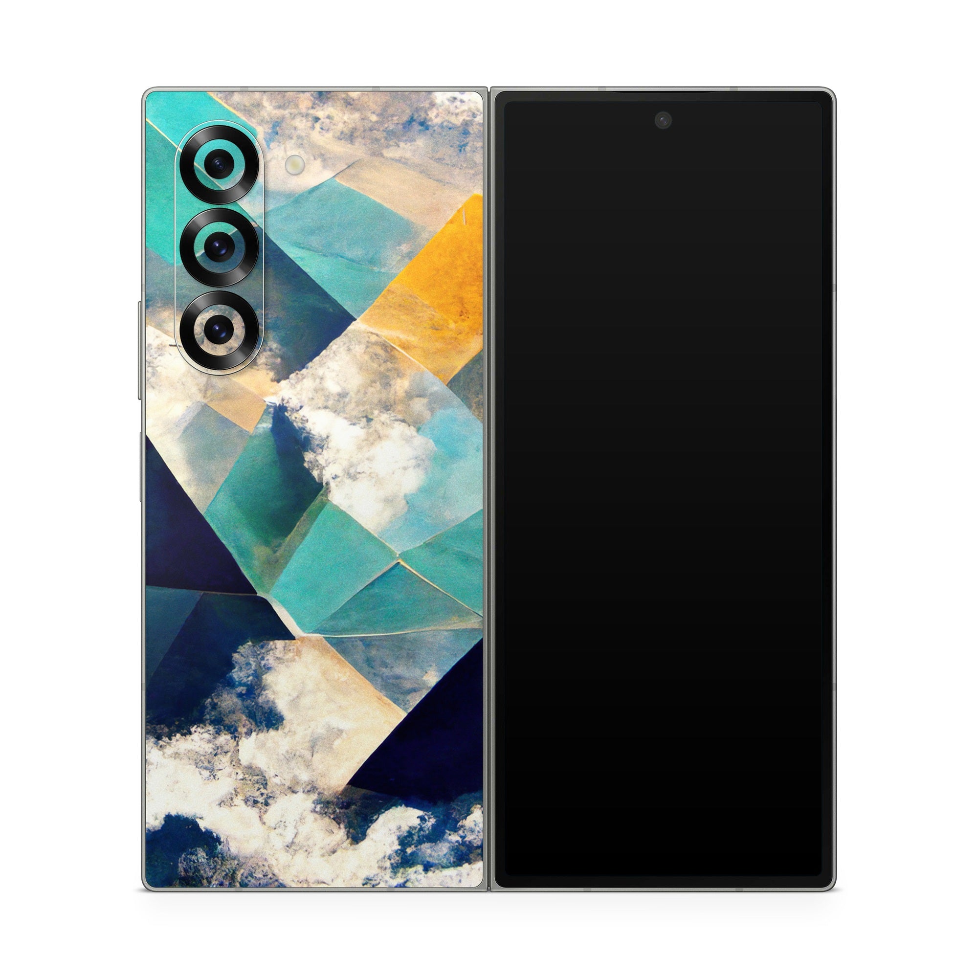 Gold Clouds - Samsung Galaxy Z Fold6 Skin