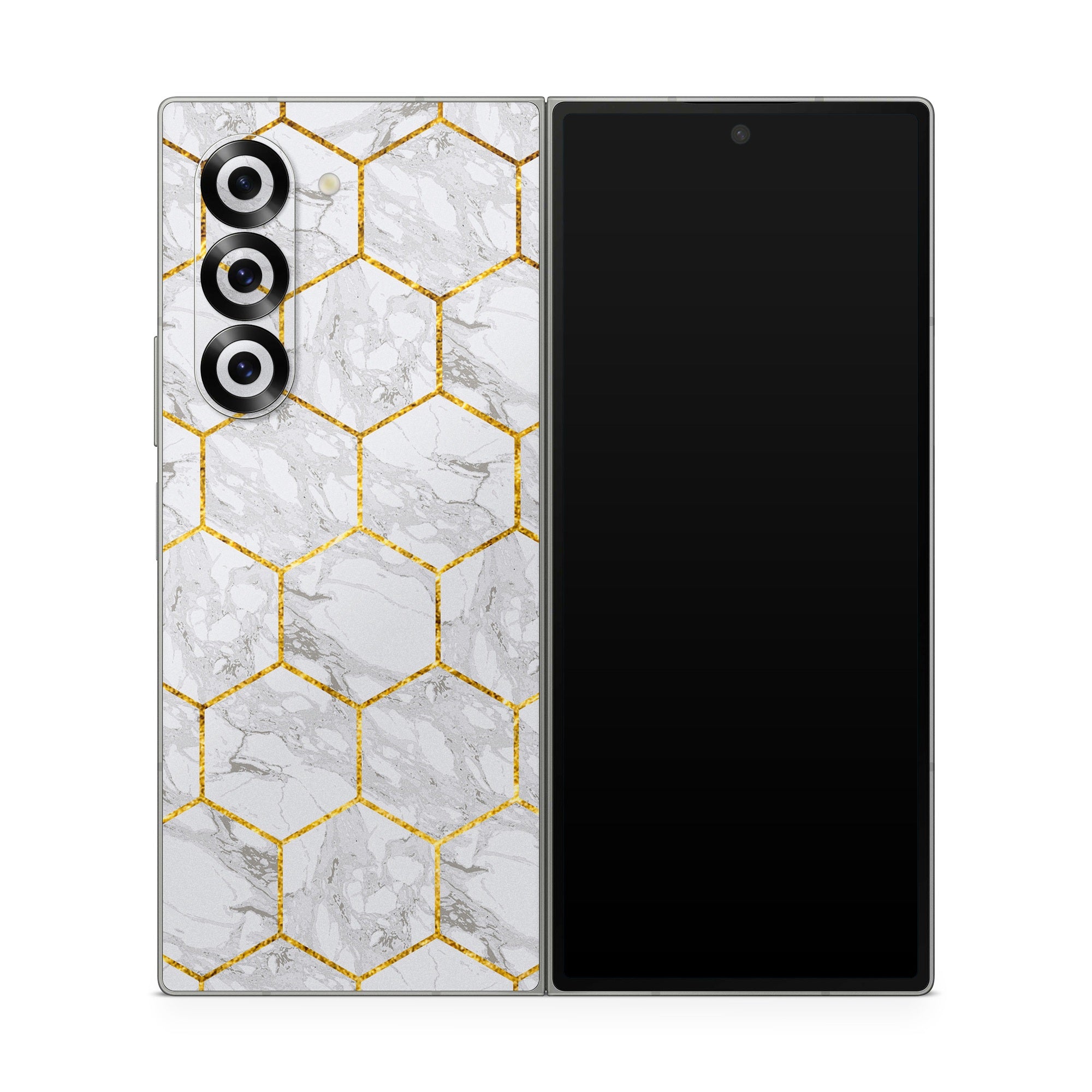 Honey Marble - Samsung Galaxy Z Fold6 Skin