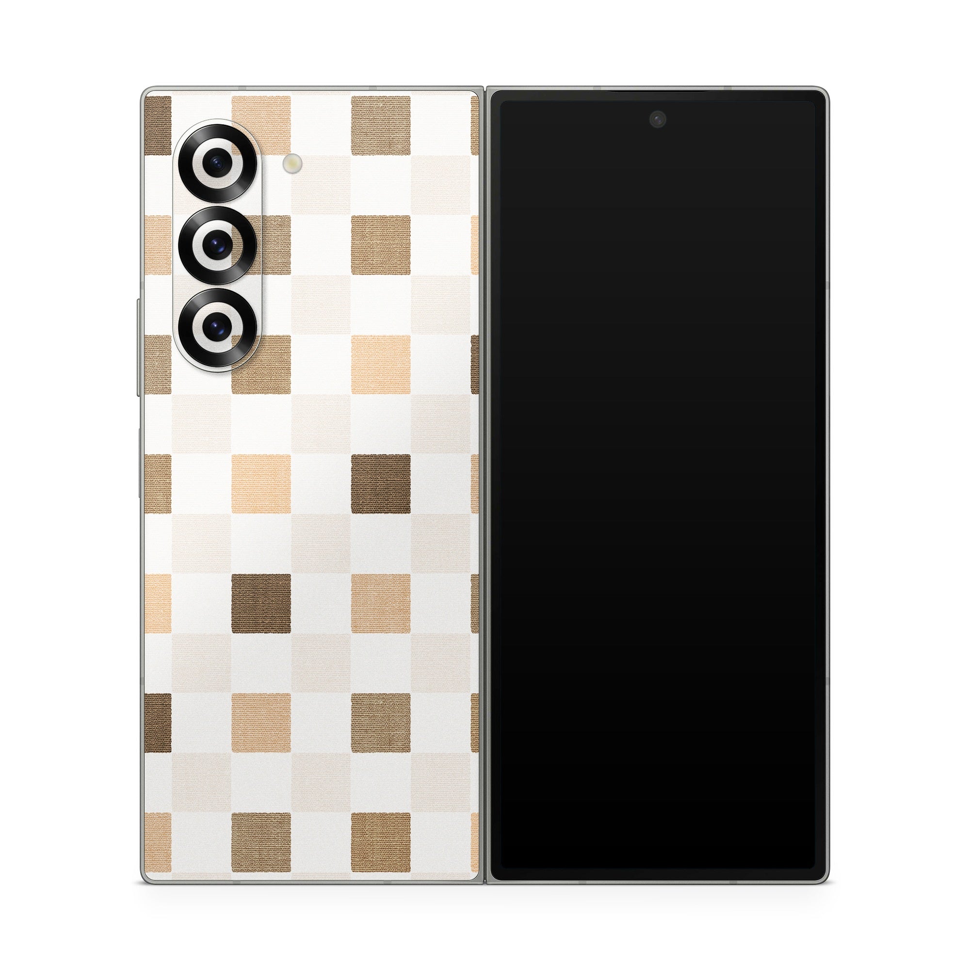 Neutral Checker - Samsung Galaxy Z Fold6 Skin