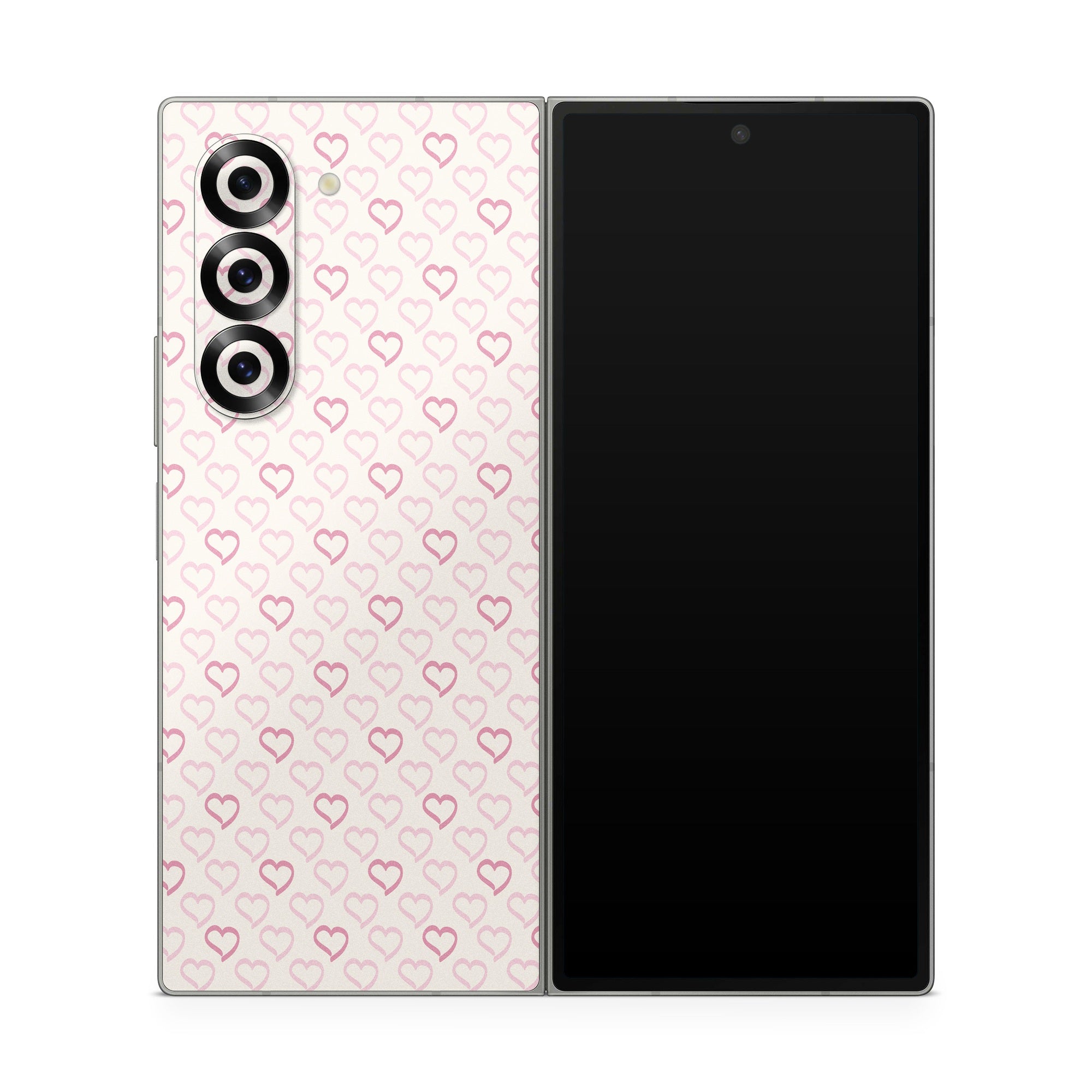 Patterned Hearts - Samsung Galaxy Z Fold6 Skin