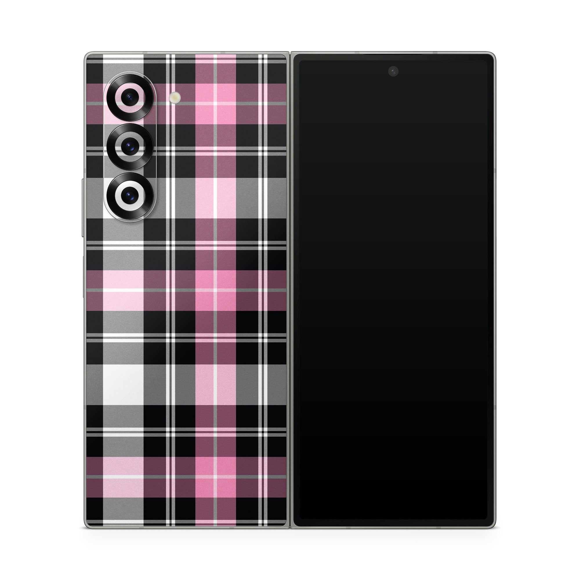 Pink Plaid - Samsung Galaxy Z Fold6 Skin