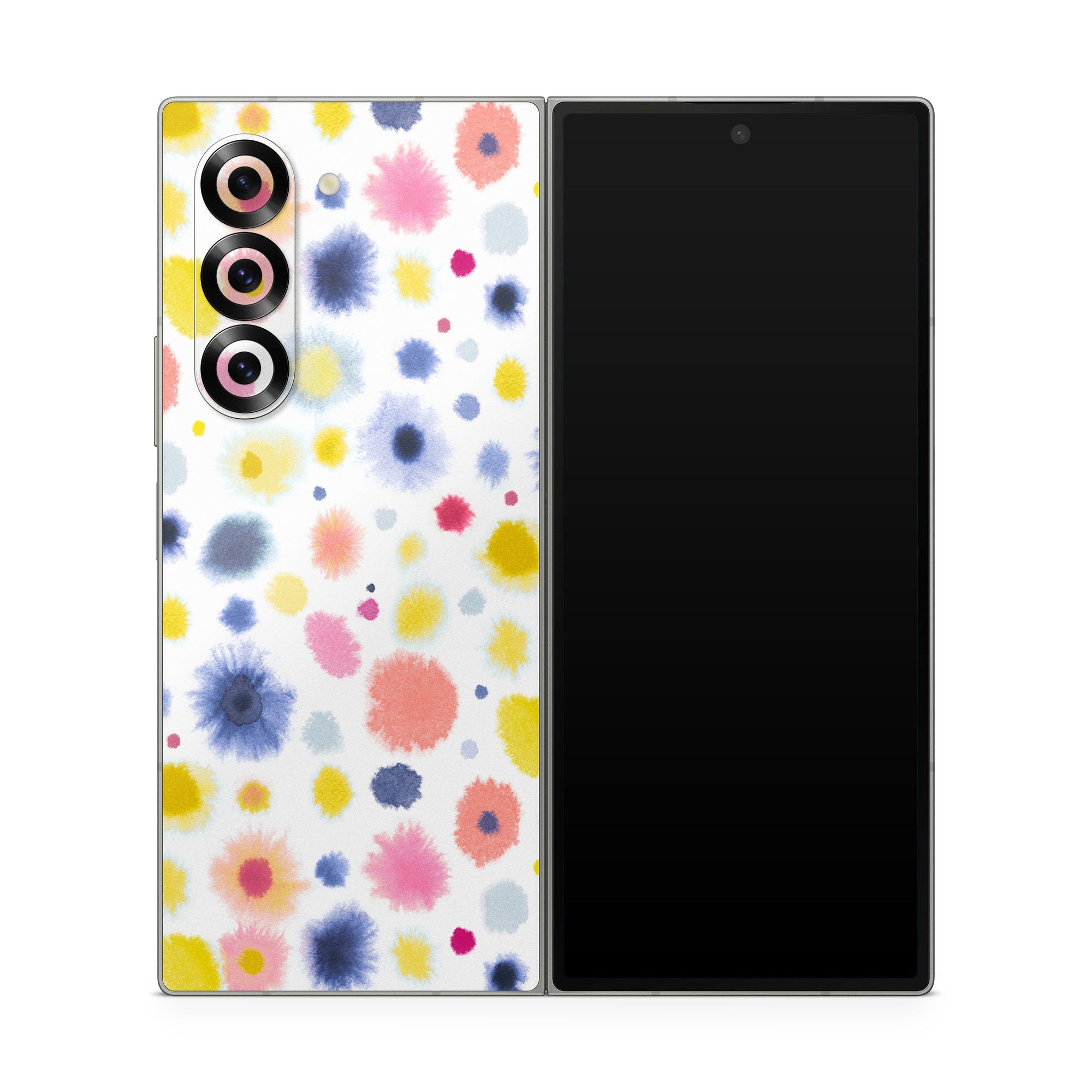 Red Blue Dots - Samsung Galaxy Z Fold6 Skin