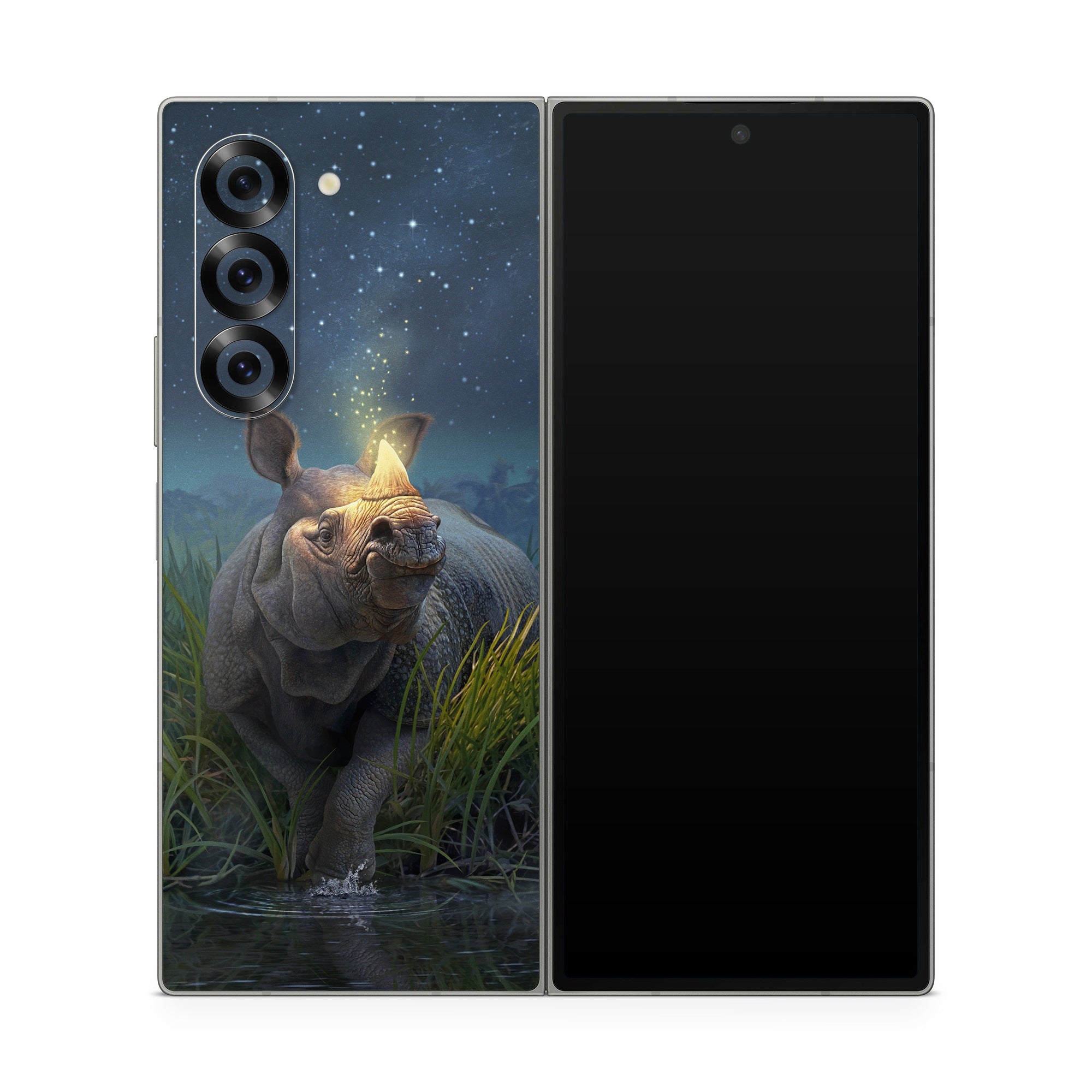 Rhinoceros Unicornis - Samsung Galaxy Z Fold6 Skin