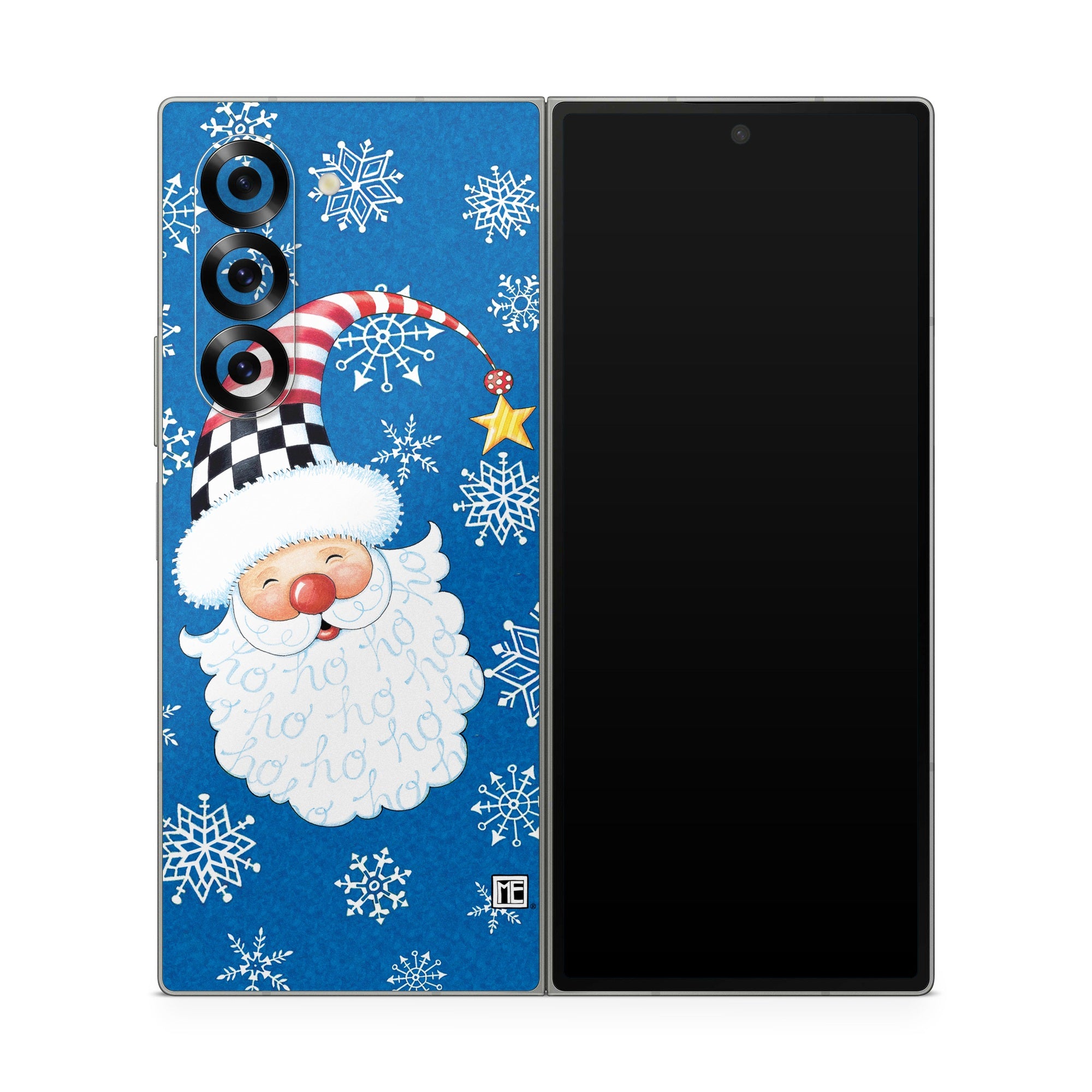 Santa Snowflake - Samsung Galaxy Z Fold6 Skin