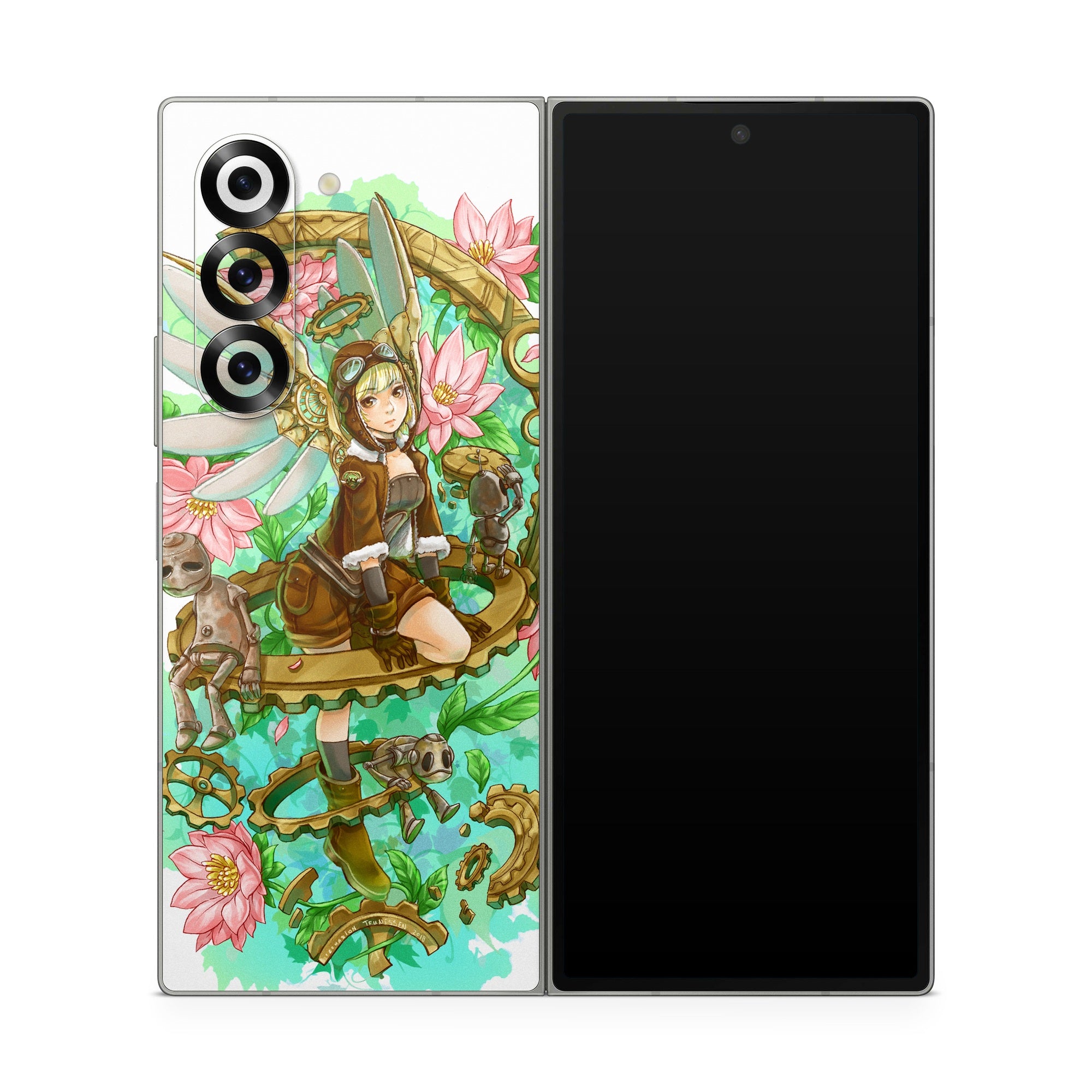 Steampunk Angel - Samsung Galaxy Z Fold6 Skin