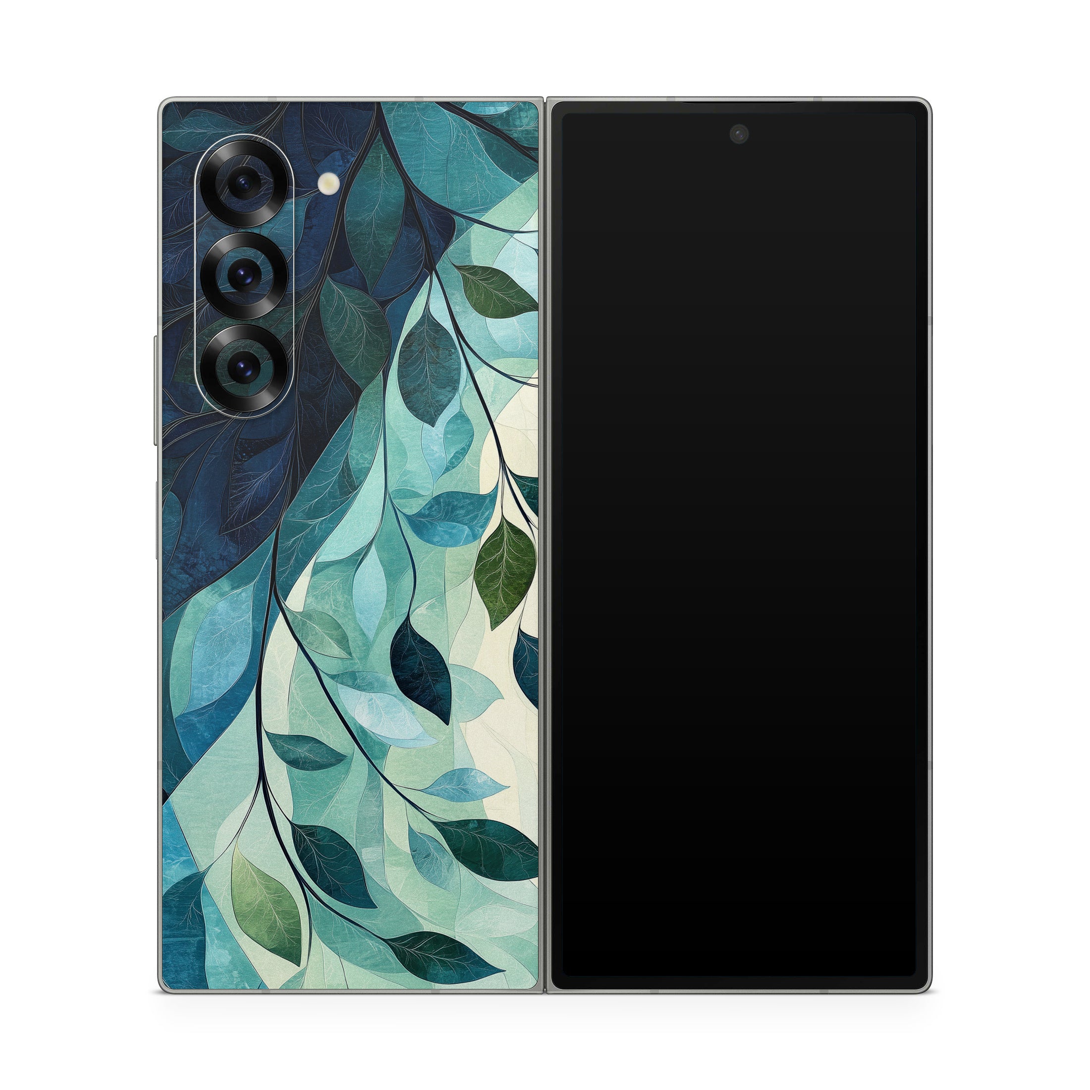 Teal and Indigo - Samsung Galaxy Z Fold6 Skin