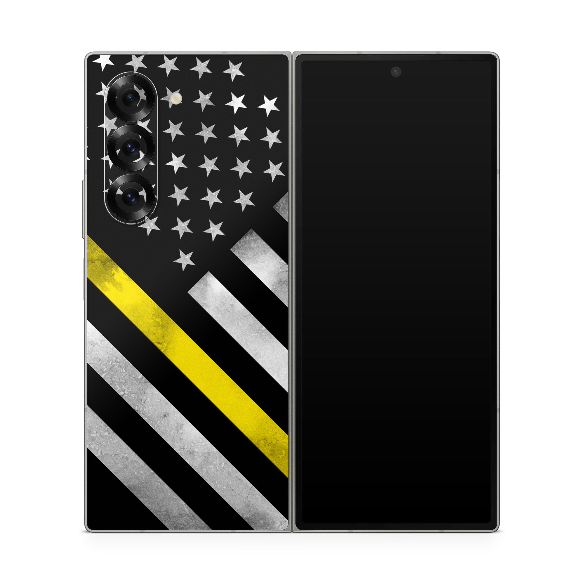 Thin Yellow Line Hero - Samsung Galaxy Z Fold6 Skin