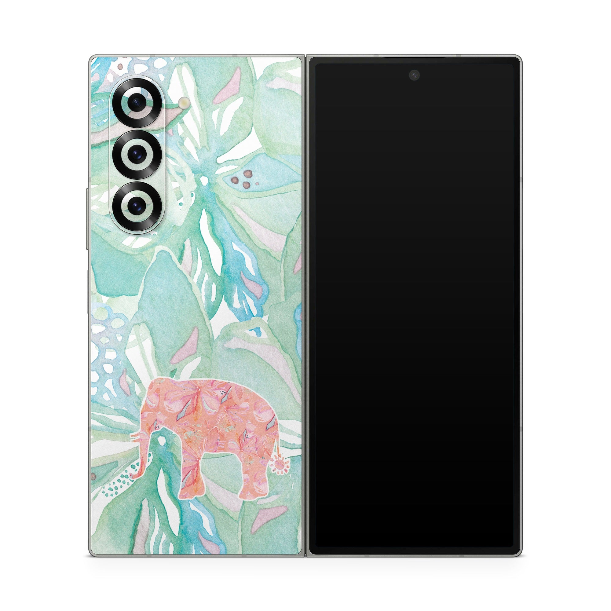 Tropical Elephant - Samsung Galaxy Z Fold6 Skin