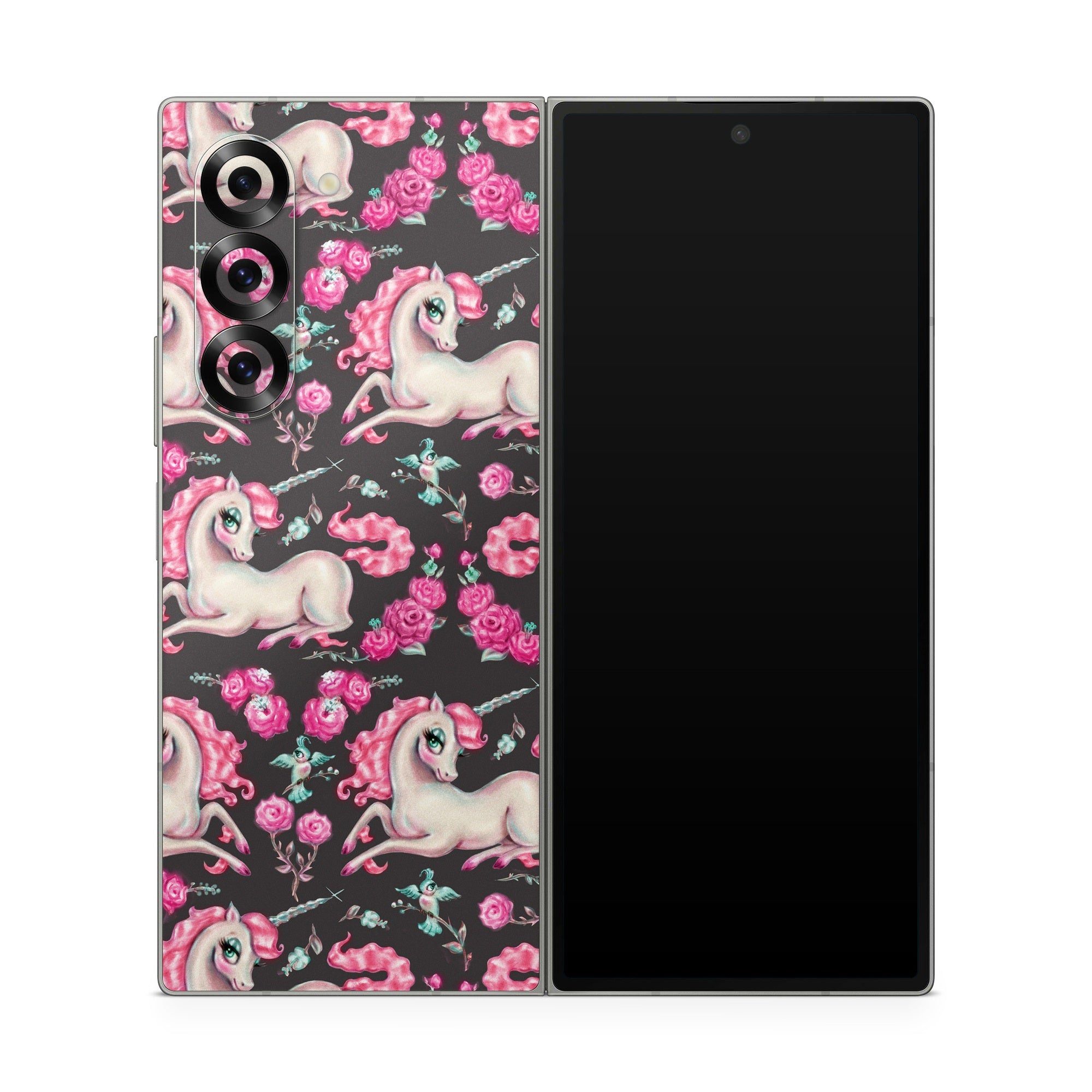 Unicorns and Roses - Samsung Galaxy Z Fold6 Skin