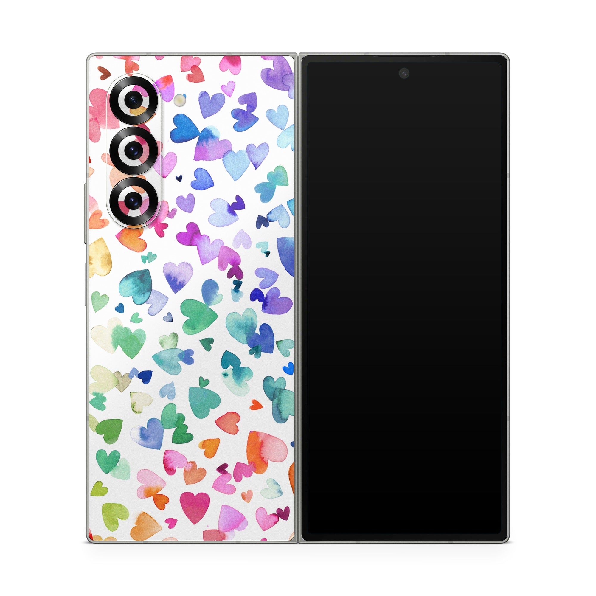 Valentines Love Hearts - Samsung Galaxy Z Fold6 Skin