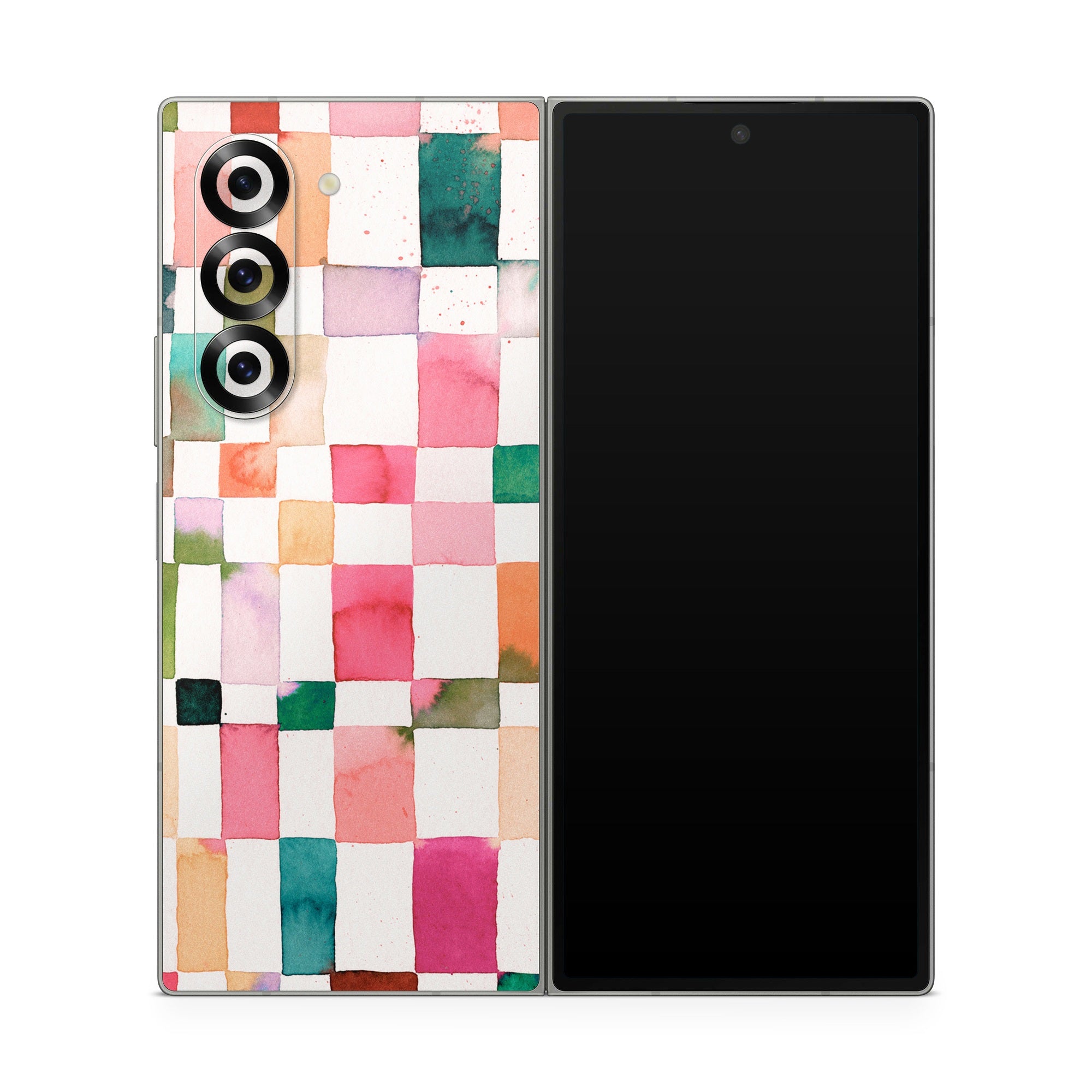 Watercolor Squares - Samsung Galaxy Z Fold6 Skin