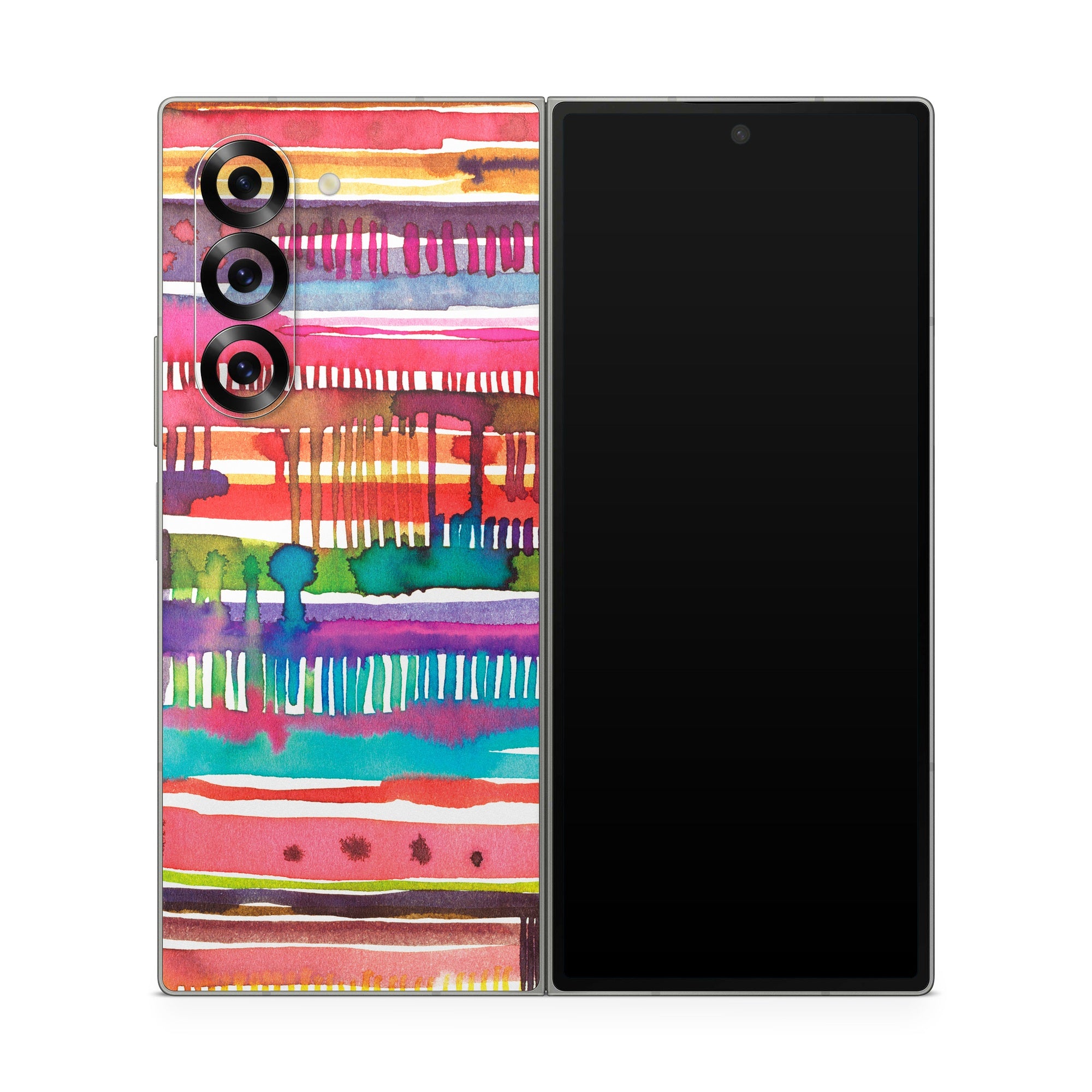 Watercolor Lines - Samsung Galaxy Z Fold6 Skin