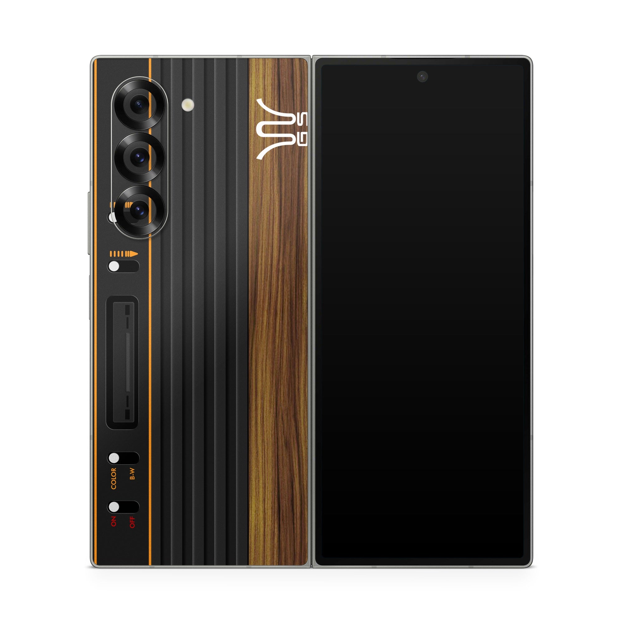 Wooden Gaming System - Samsung Galaxy Z Fold6 Skin