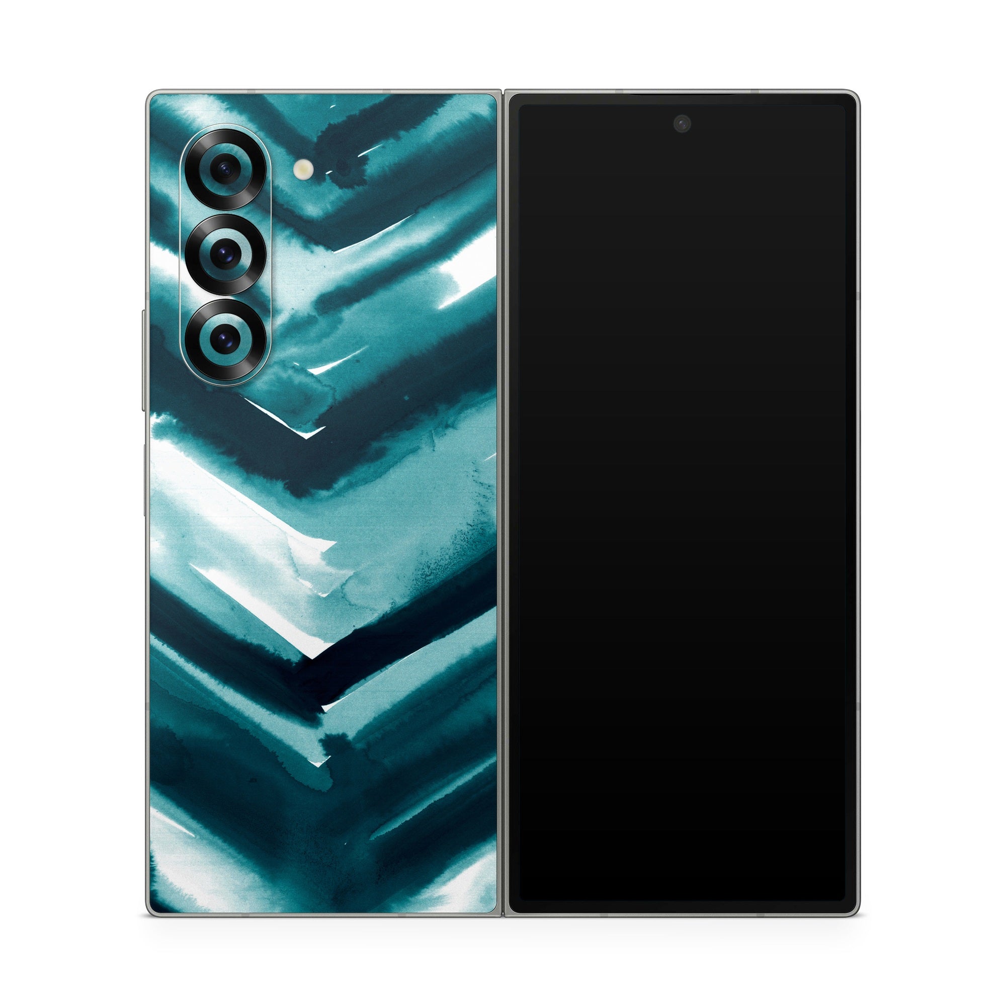 Watercolor Chevron - Samsung Galaxy Z Fold6 Skin