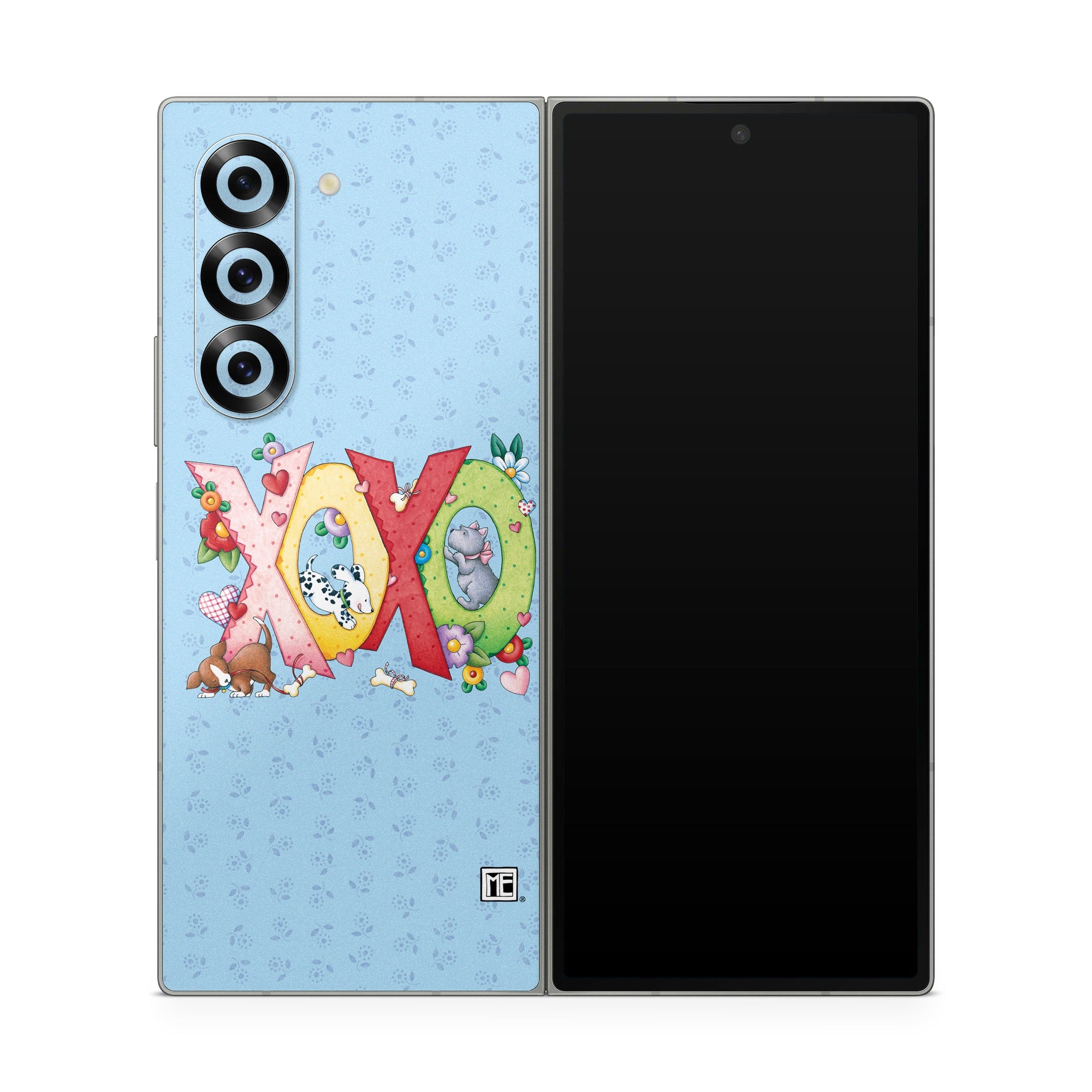 XOXO Puppies - Samsung Galaxy Z Fold6 Skin