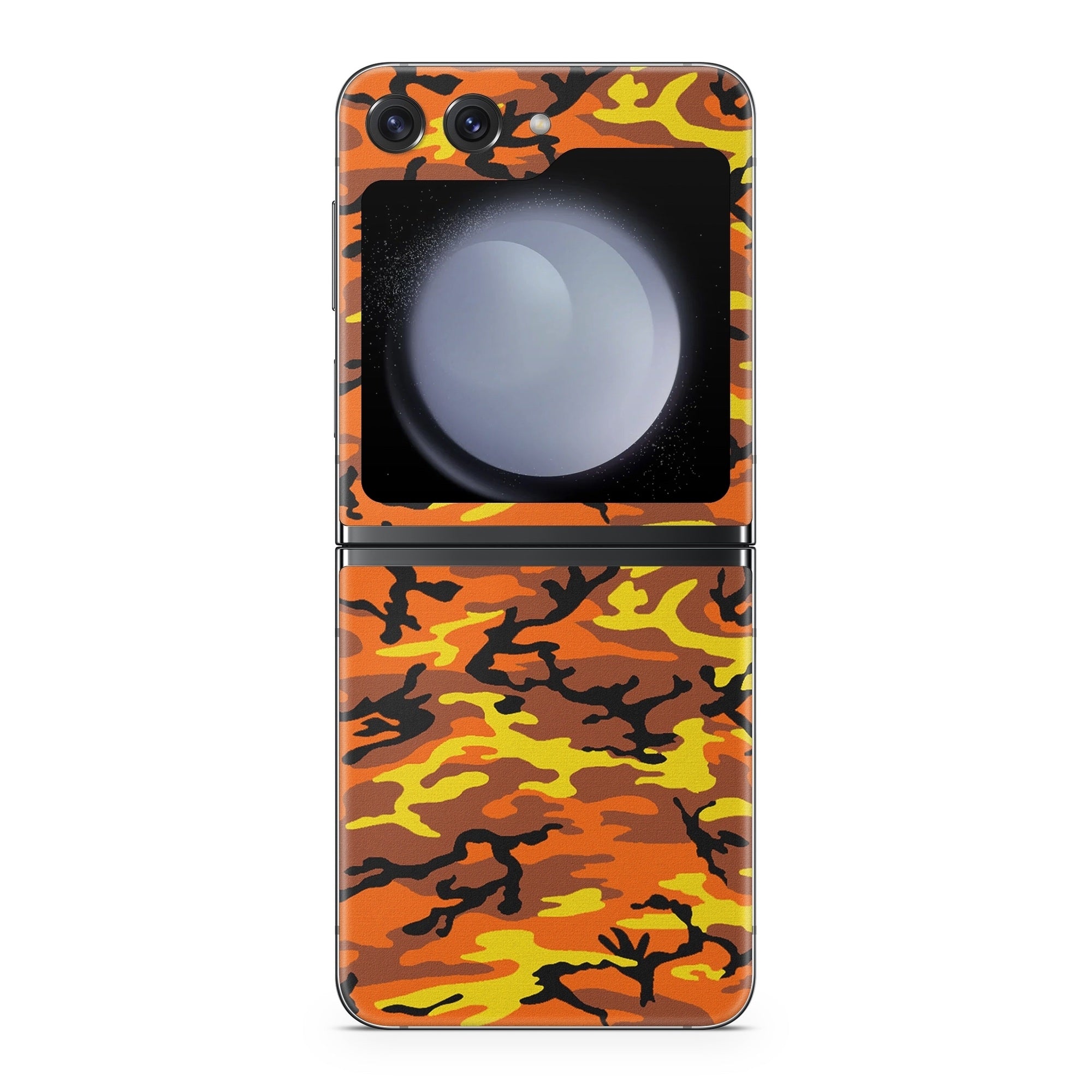 Orange Camo - Samsung Galaxy Z Flip5 Skin