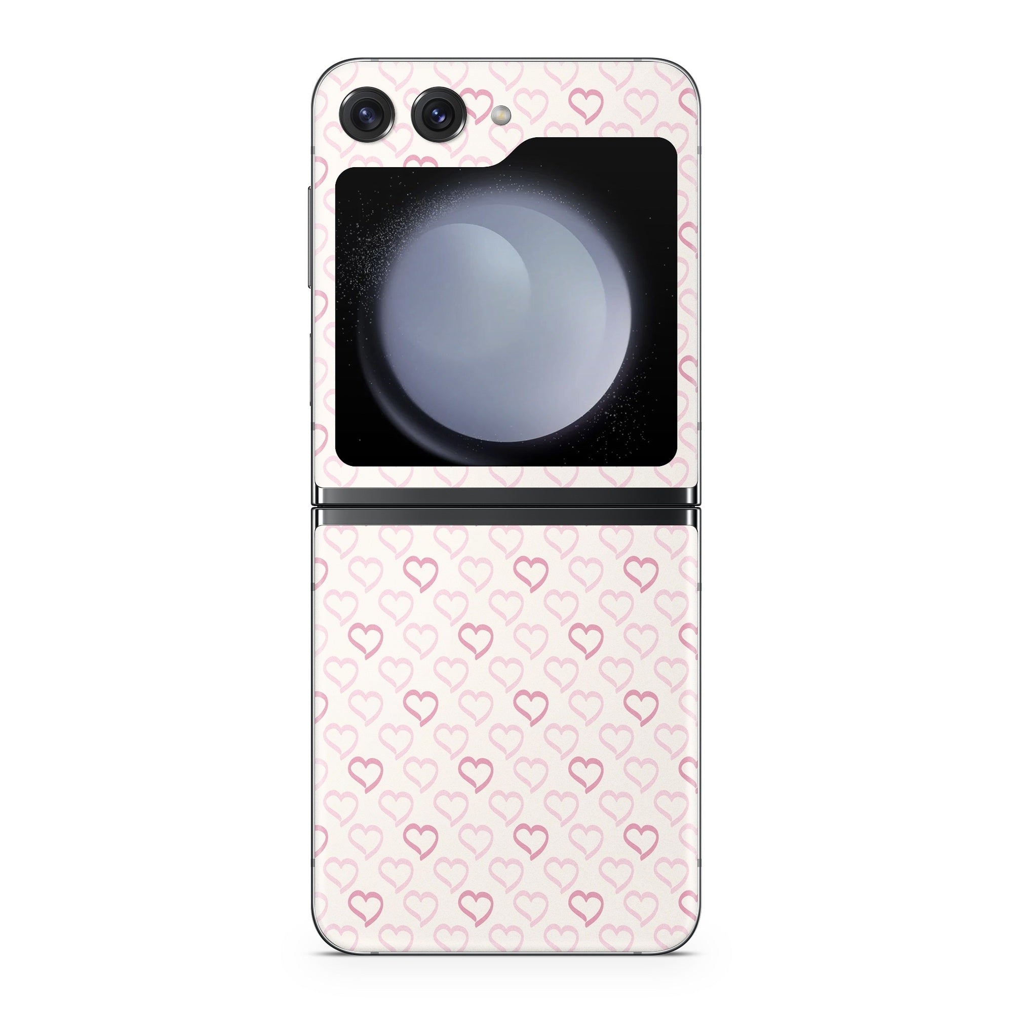 Patterned Hearts - Samsung Galaxy Z Flip5 Skin