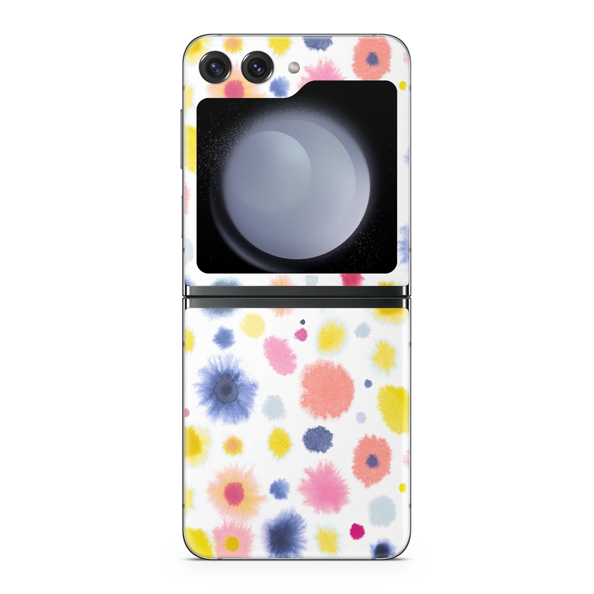 Red Blue Dots - Samsung Galaxy Z Flip5 Skin