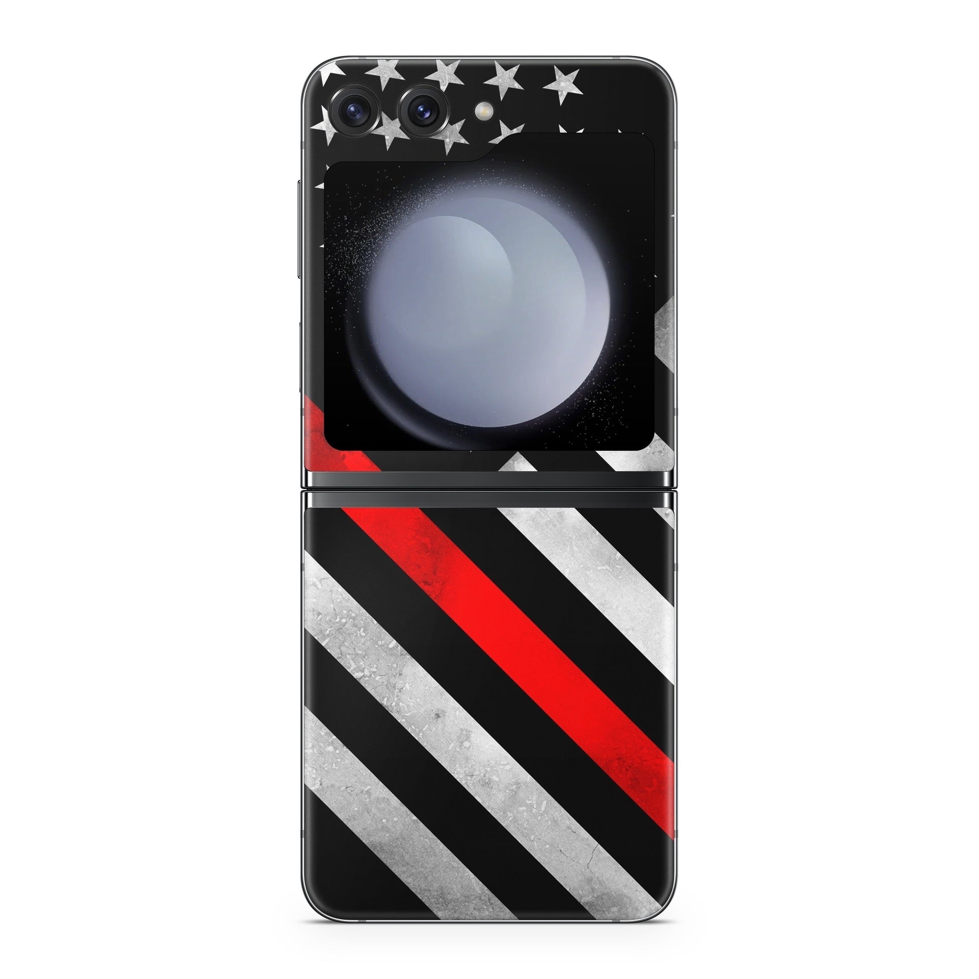 Thin Red Line Hero - Samsung Galaxy Z Flip5 Skin