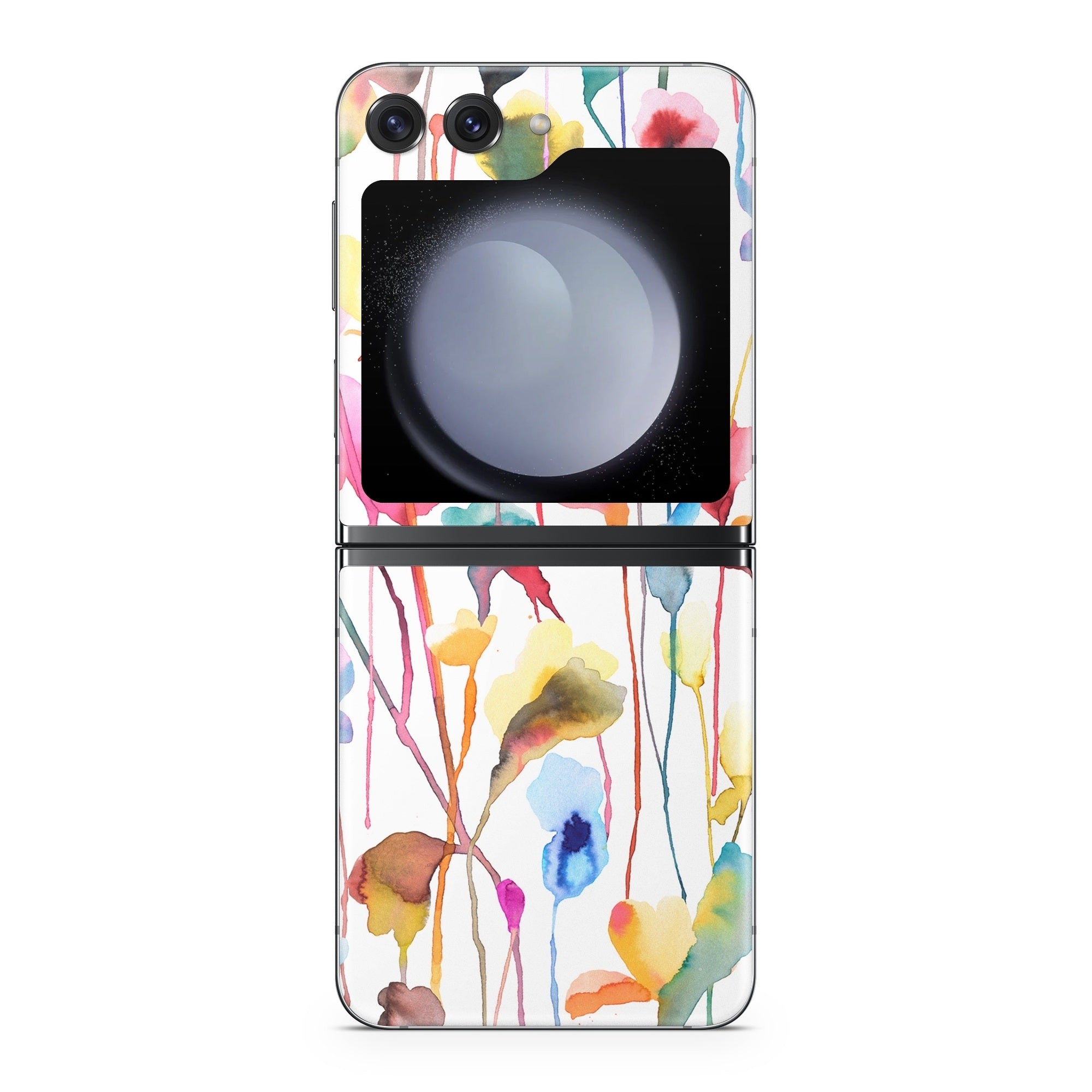 Watercolor Wild Flowers - Samsung Galaxy Z Flip5 Skin